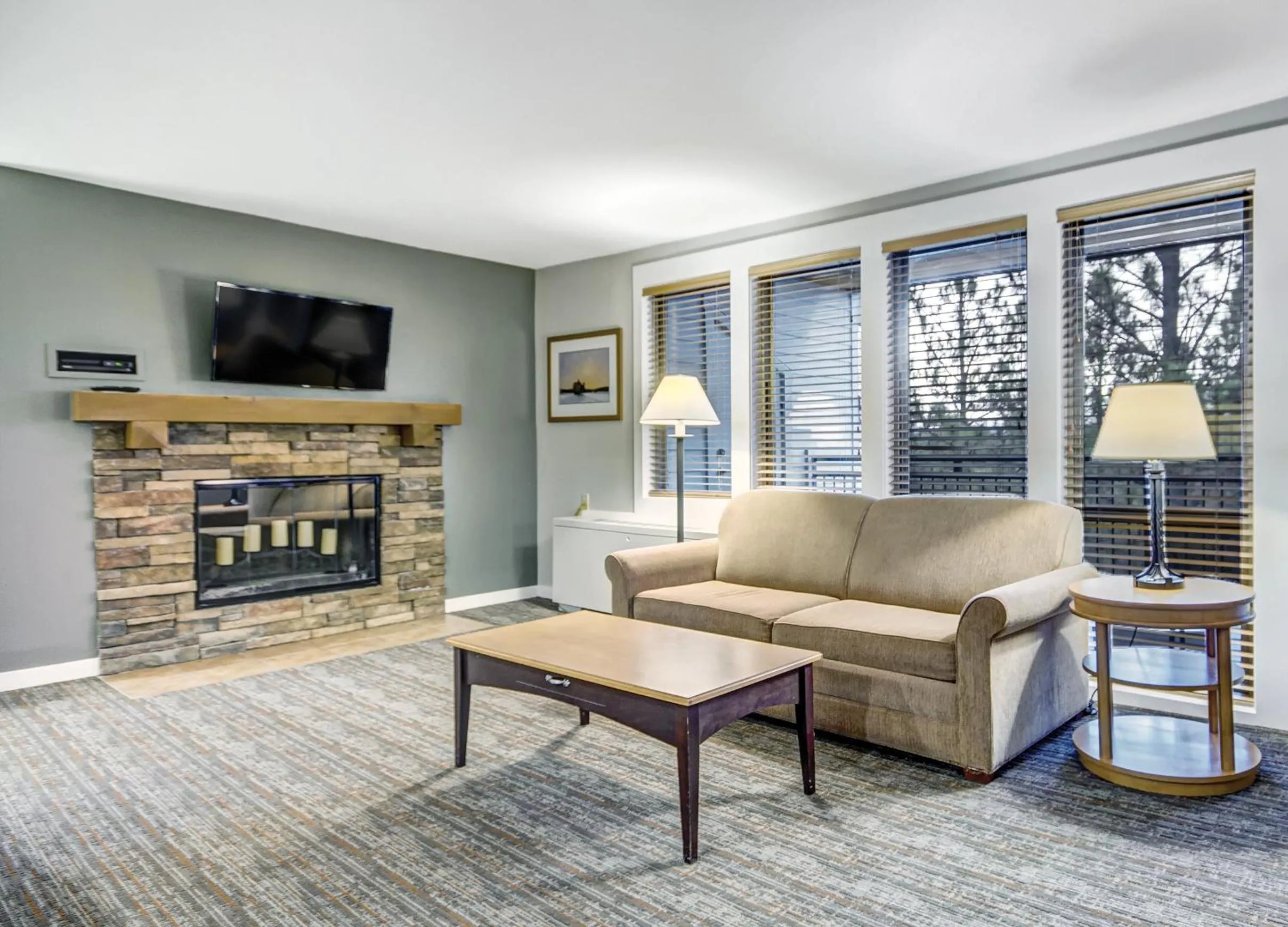 Living room in Seventh Mountain Resort