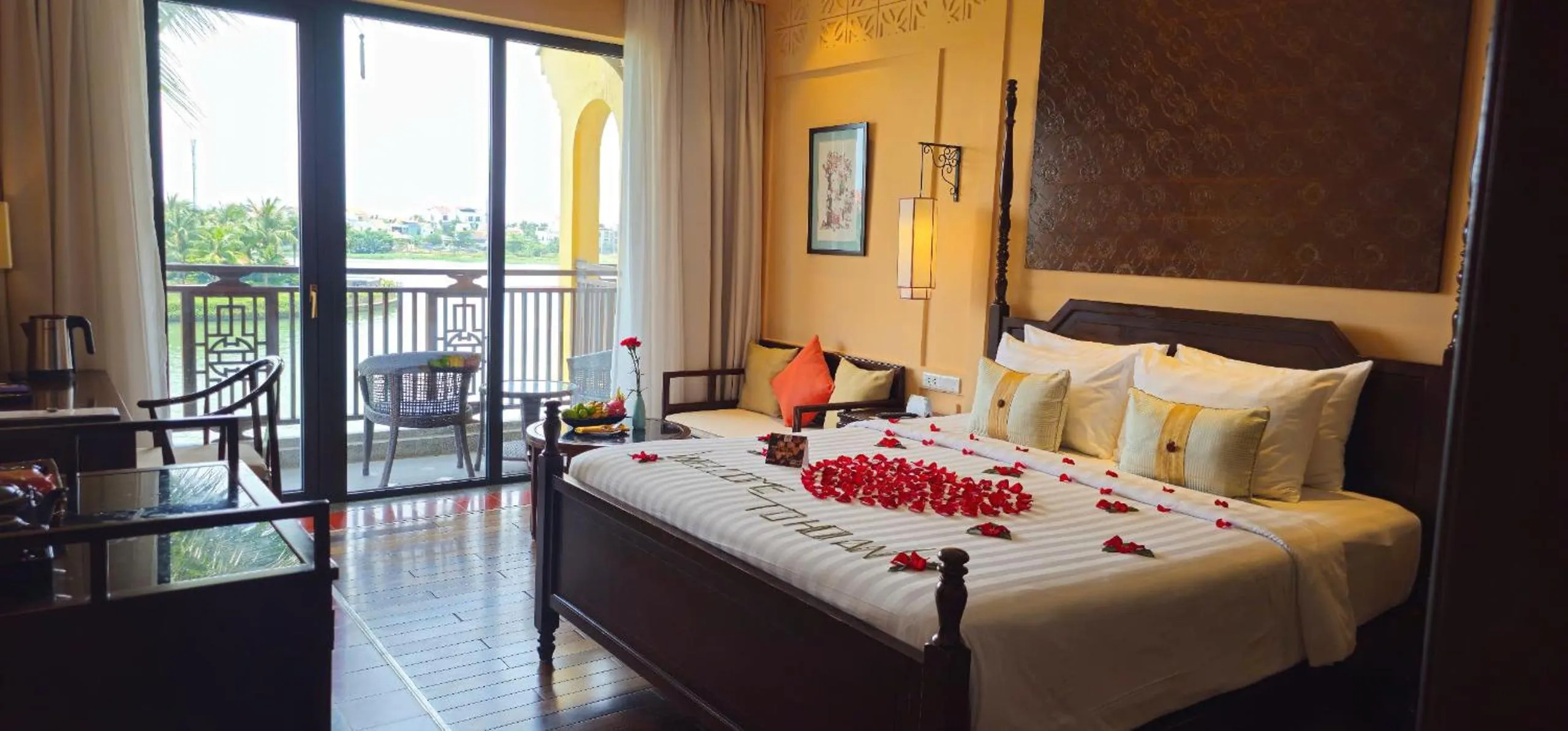 room service, Bed in Little Riverside Hoi An . A Luxury Hotel & Spa