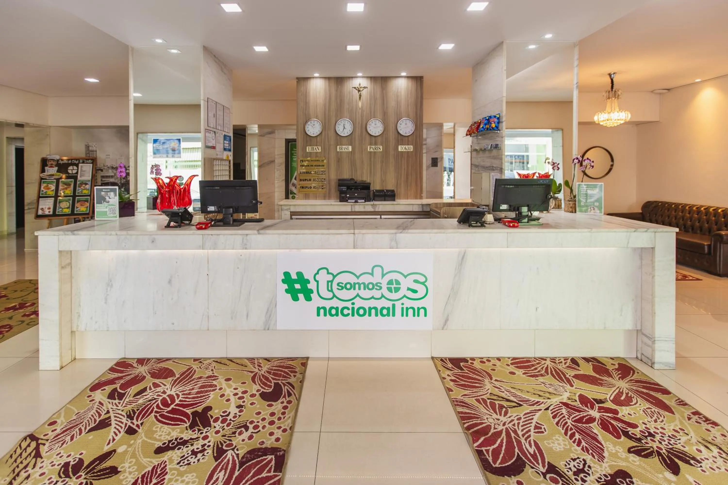 Lobby or reception in Hotel Nacional Inn Araçatuba