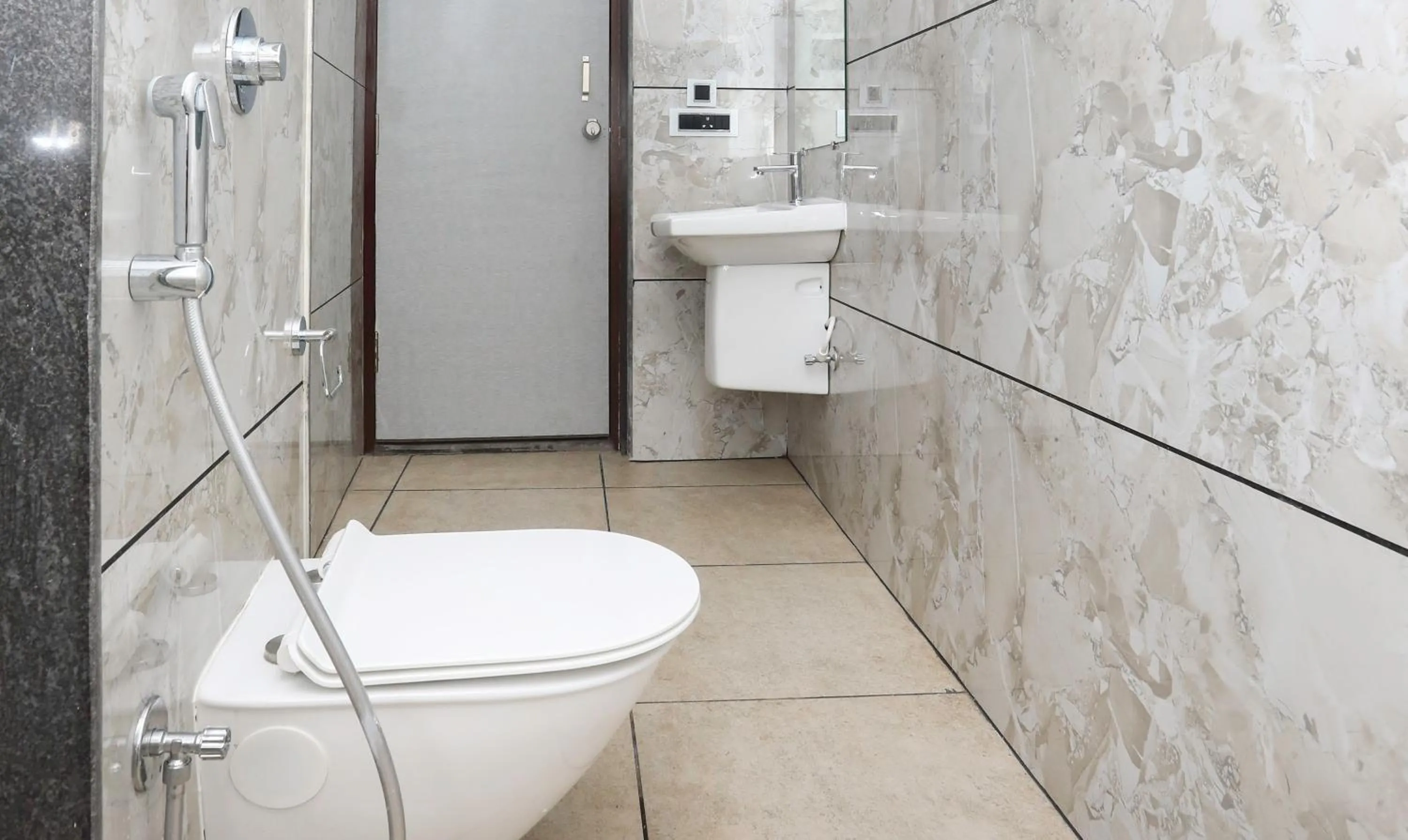 Toilet in Treebo Durga Boji Grand, Gonikoppal Town