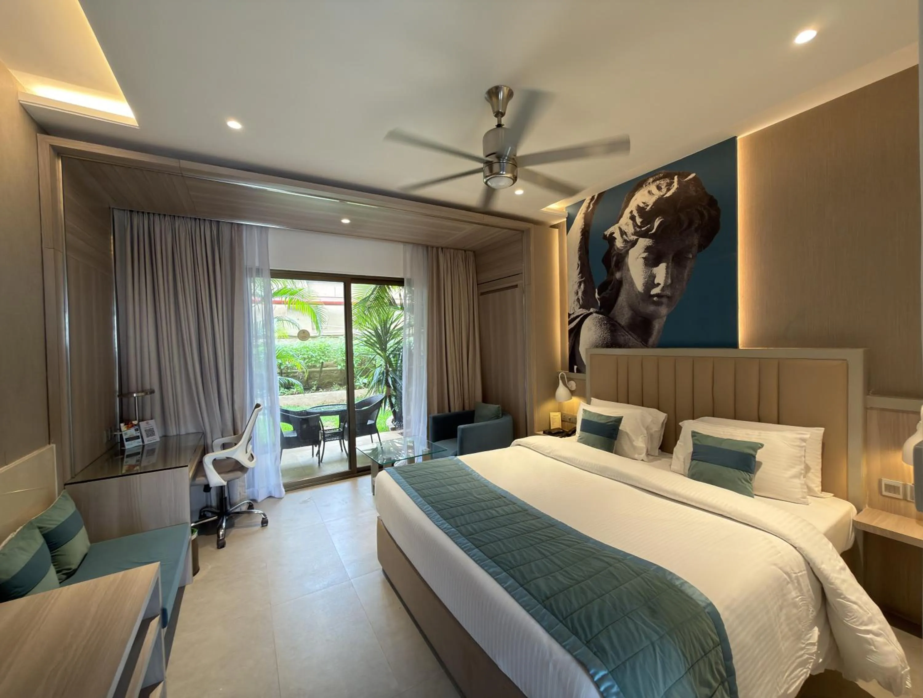 Bedroom, Bed in The Corinthians Resort