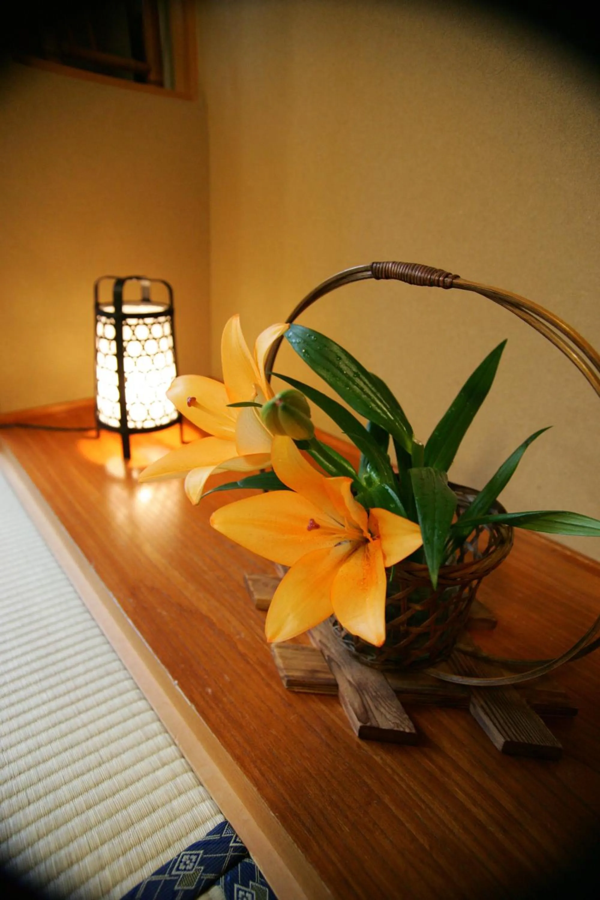 Decorative detail in Nakajimaya Ryokan