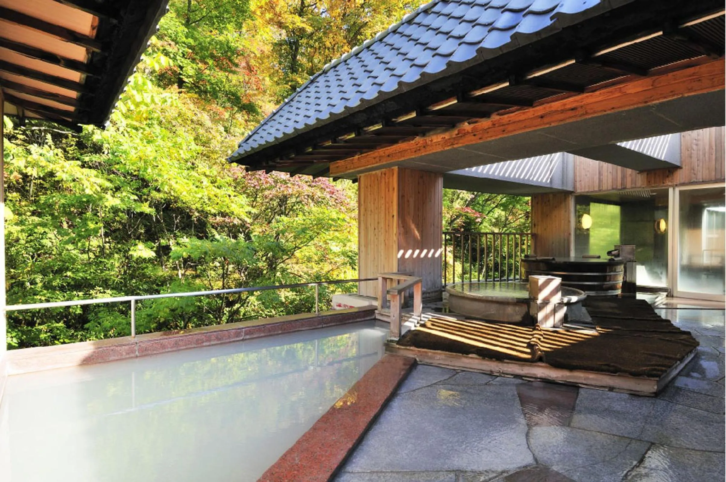Hot Spring Bath in Noboribetsu Sekisui Tei