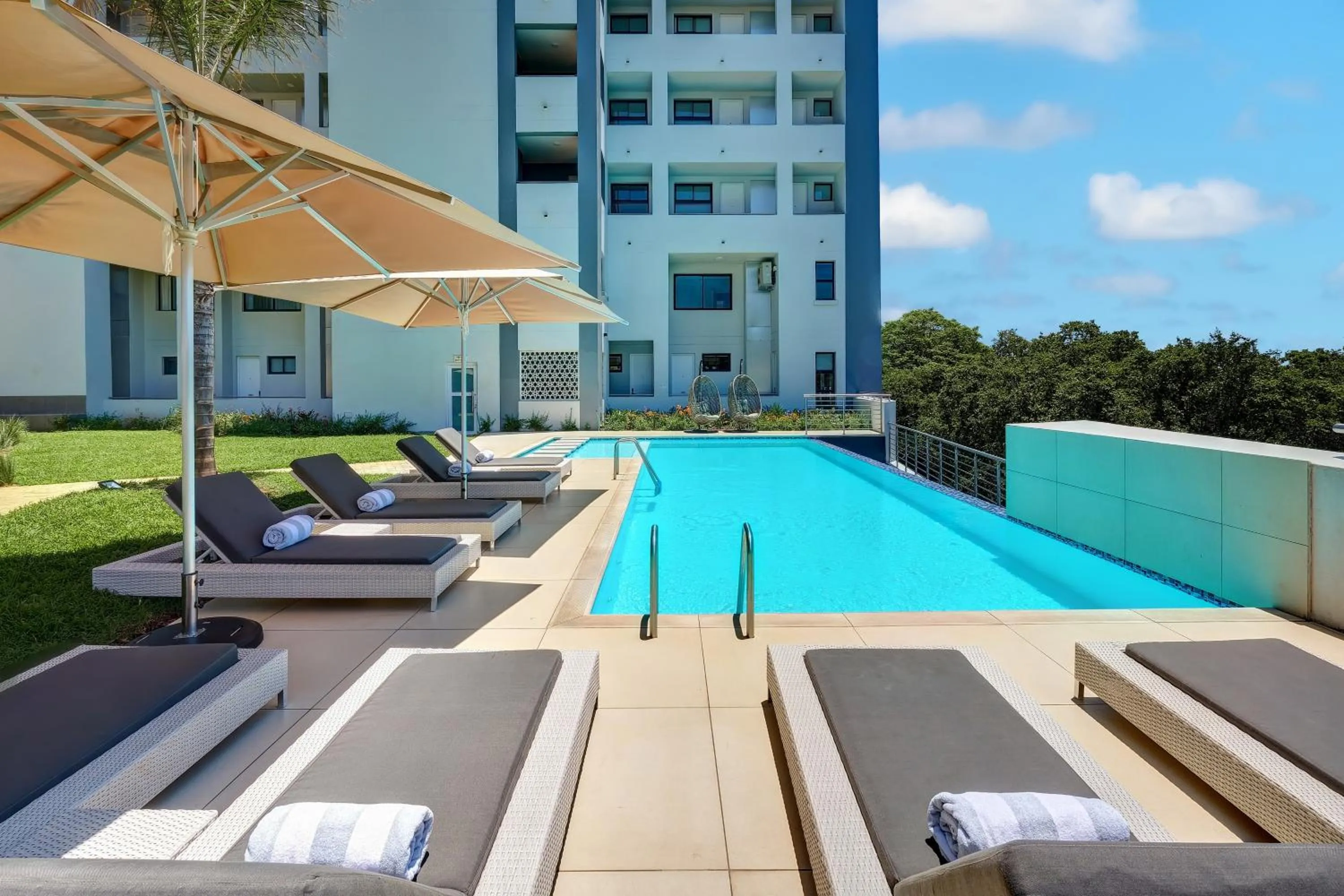Swimming pool in The Regency Apartment Hotel Menlyn