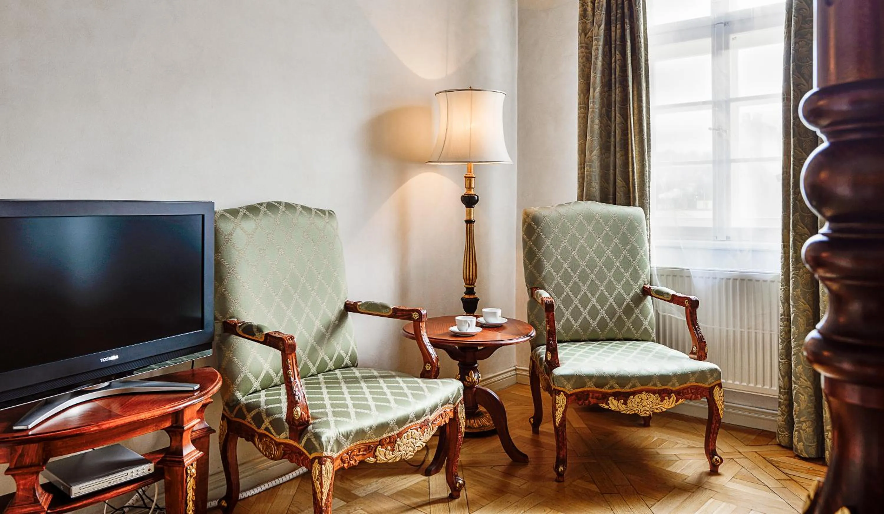 Seating area in Hotel Residence Bijou de Prague