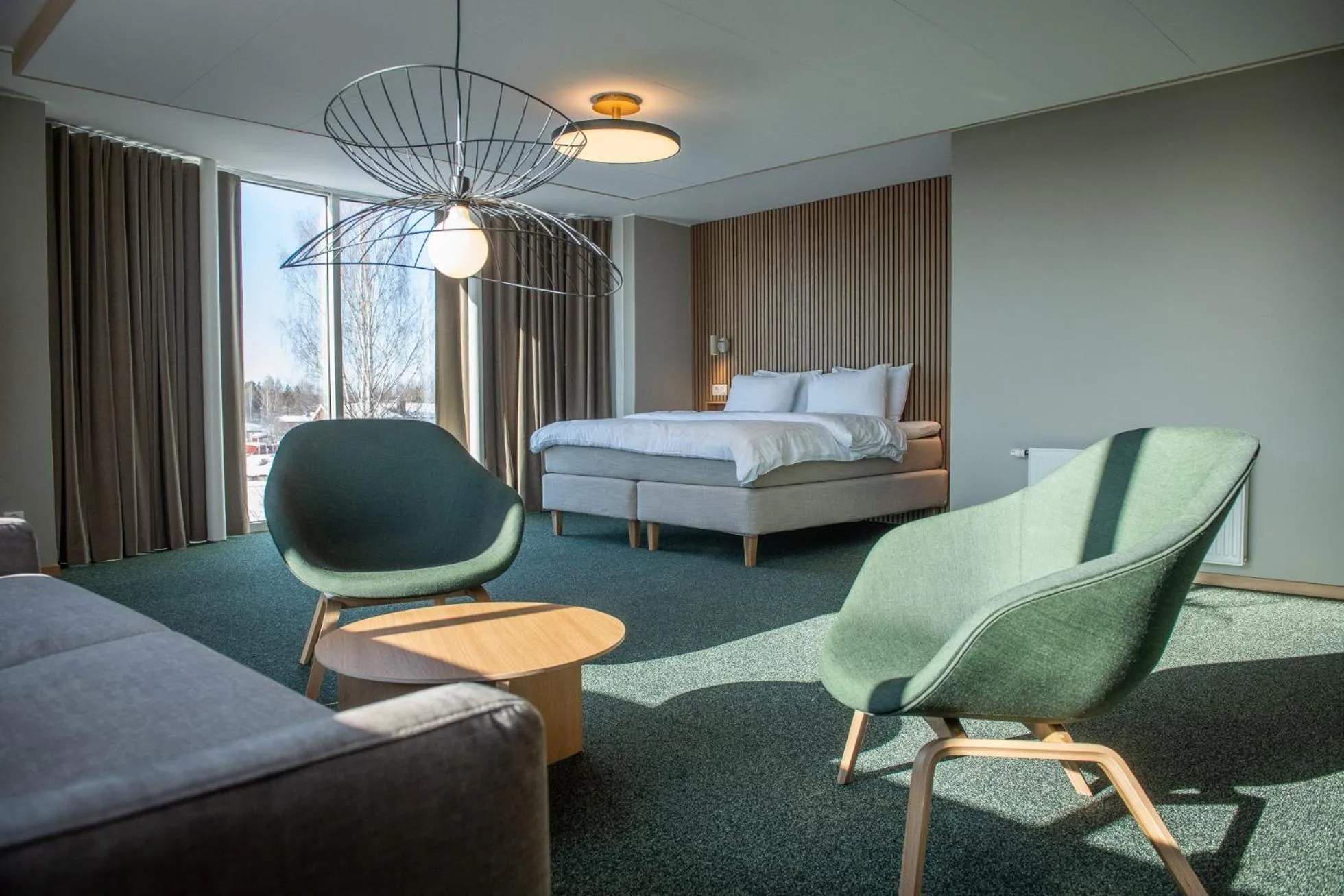 Photo of the whole room, Bed in Medlefors Hotell & Konferens