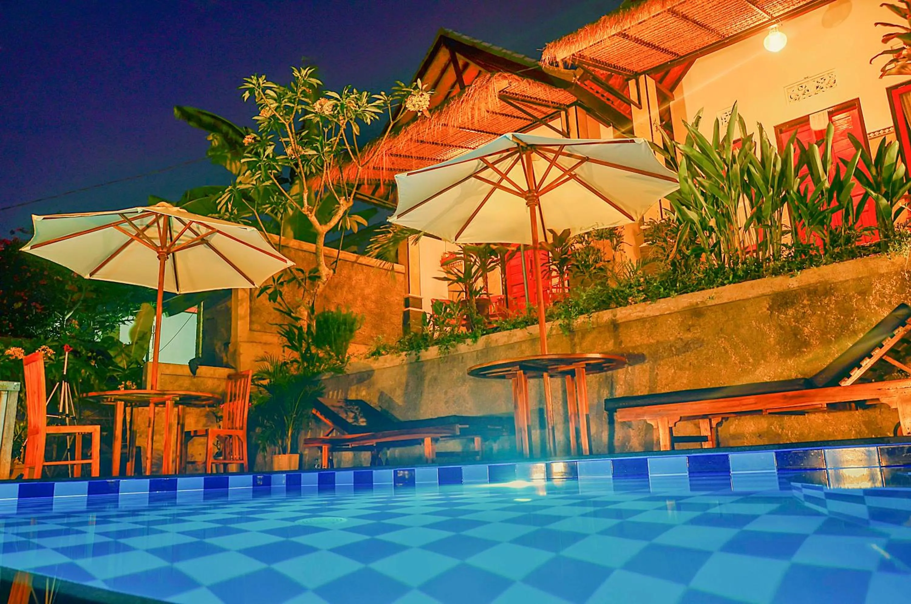 Pool view in The Sabho Garden