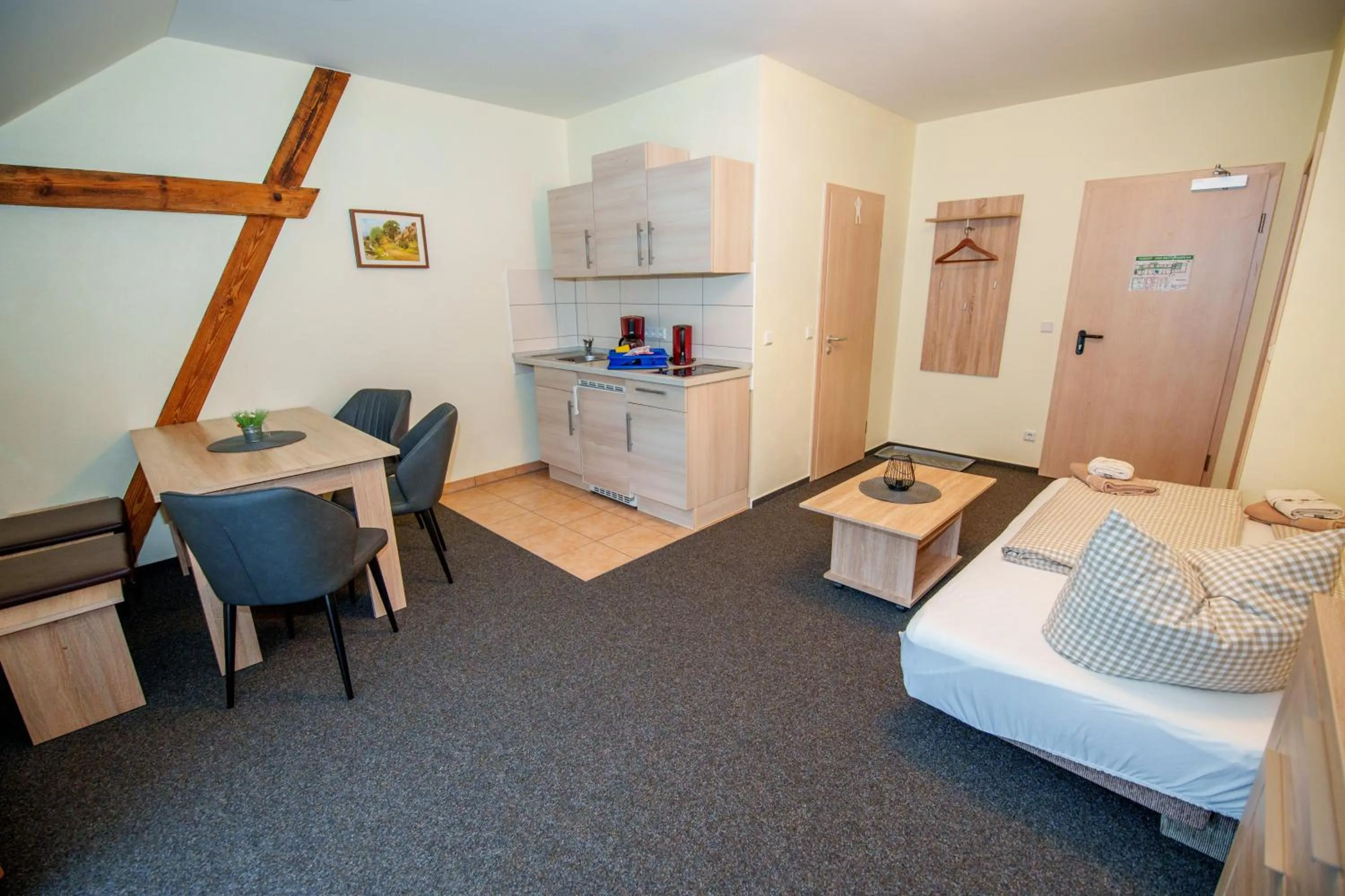 Living room, Bed in Scheunenherberge