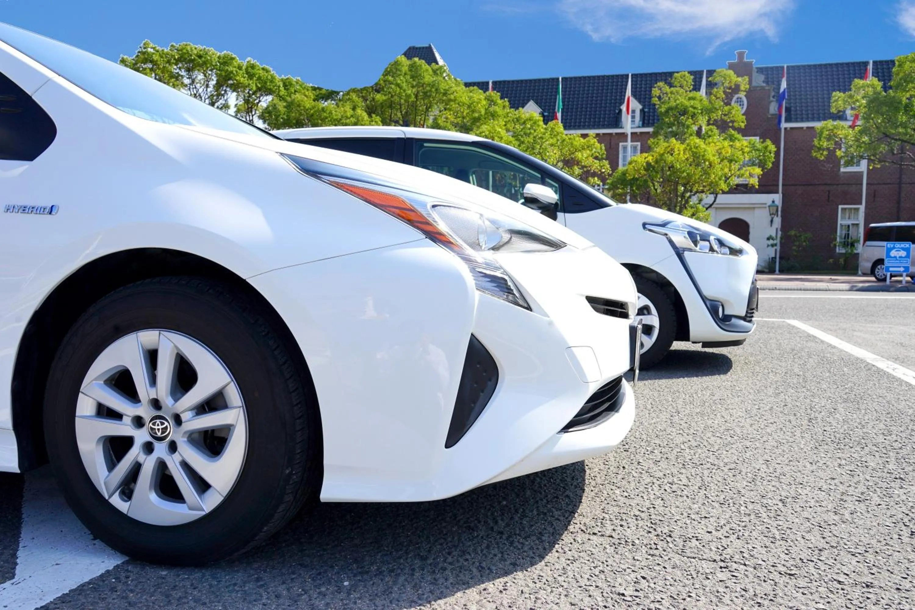 Parking in Hotel Europe Huis Ten Bosch