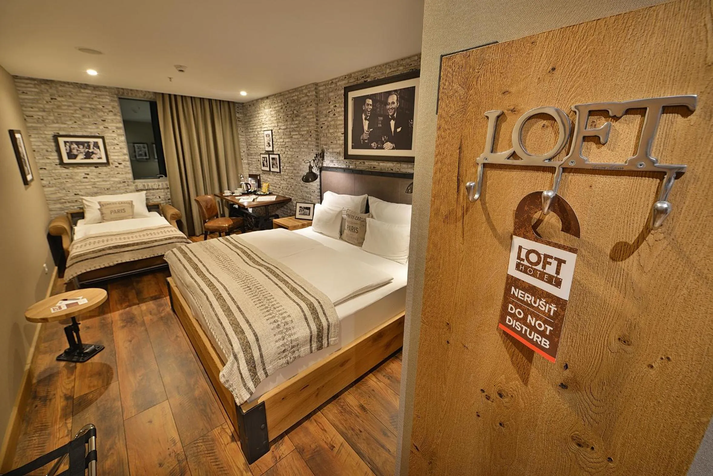 Bed in LOFT Hotel Bratislava
