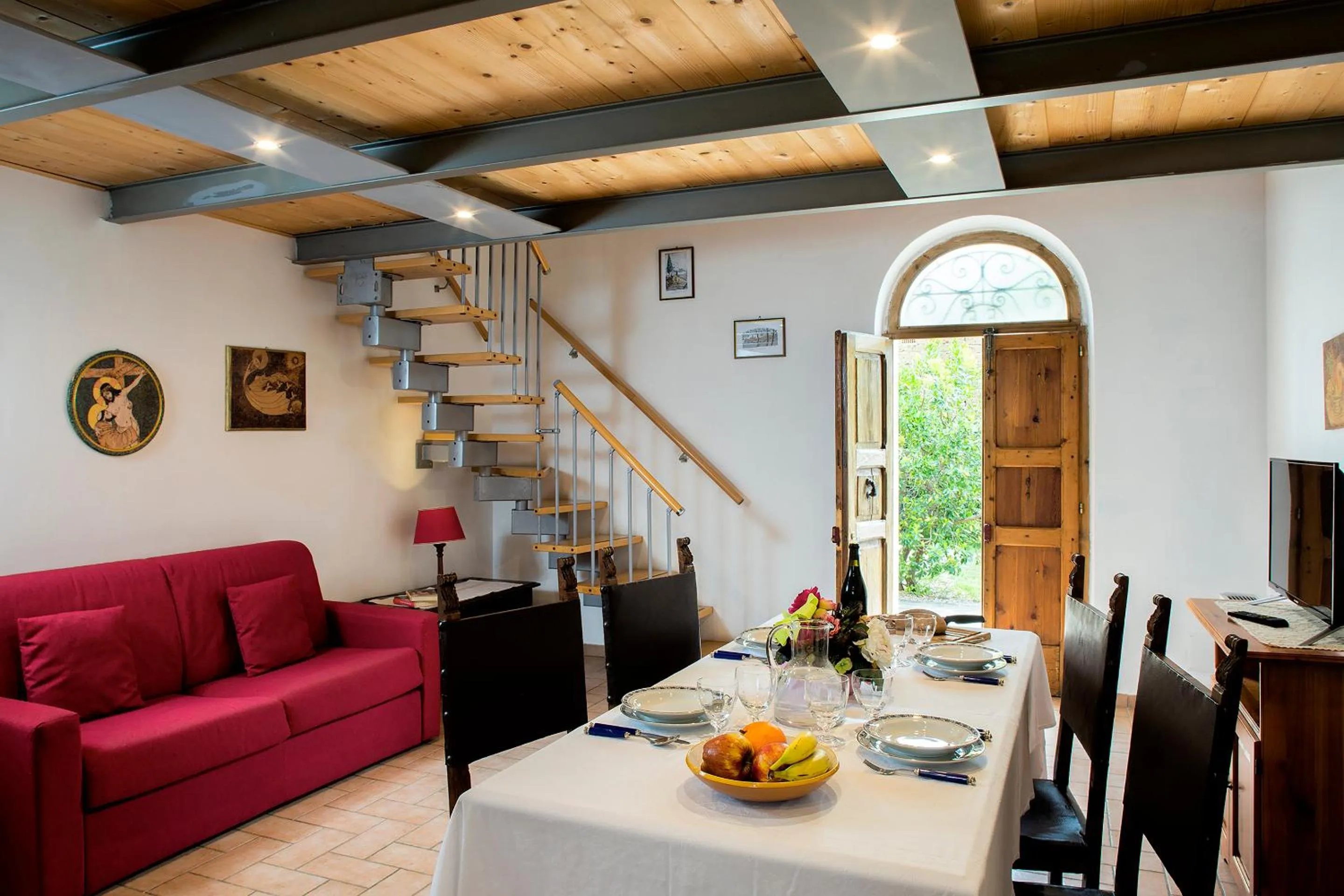 Kitchen or kitchenette in All'Antica Mattonata