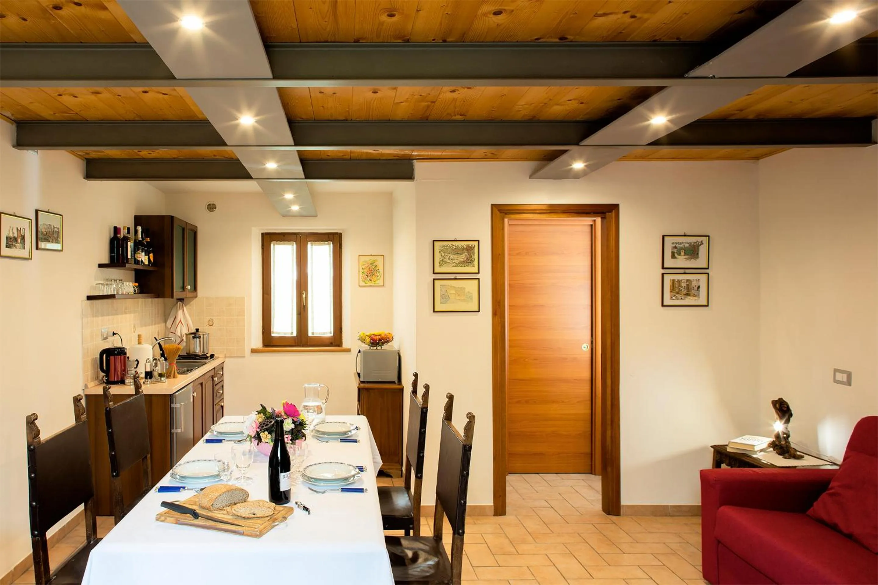 Kitchen or kitchenette in All'Antica Mattonata