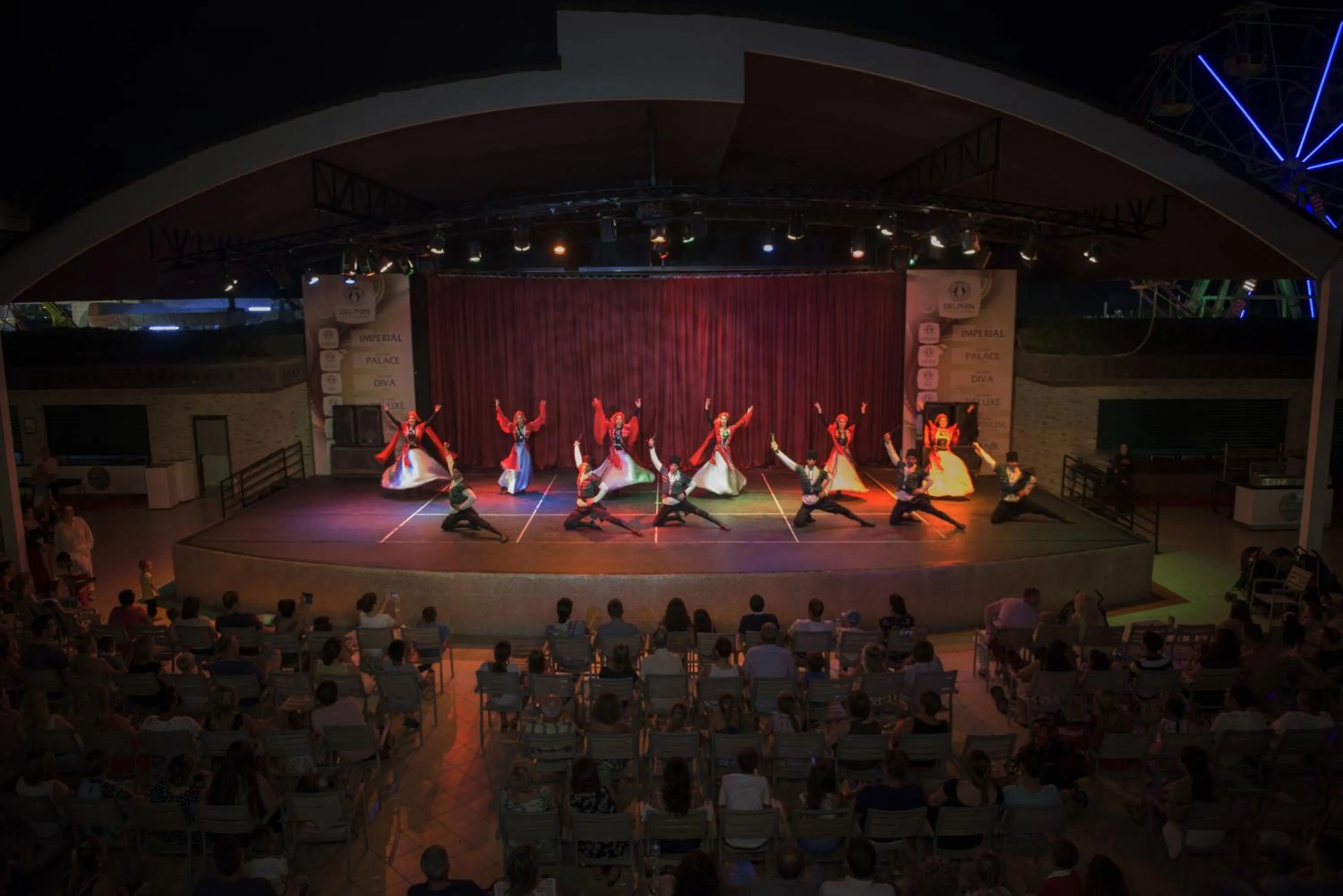 Evening entertainment in Delphin Imperial Lara