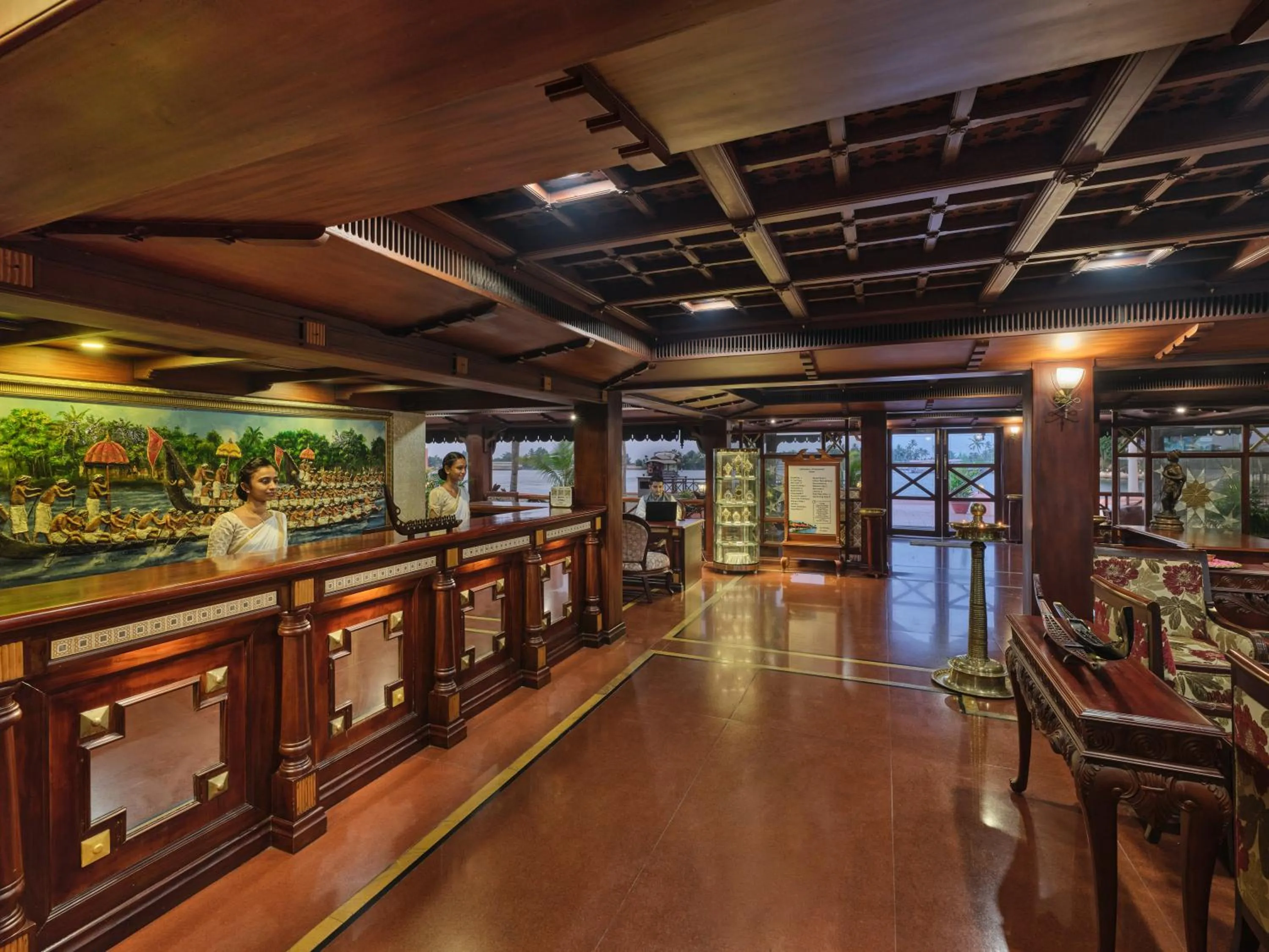 Lobby or reception in Sterling Lake Palace Alleppey