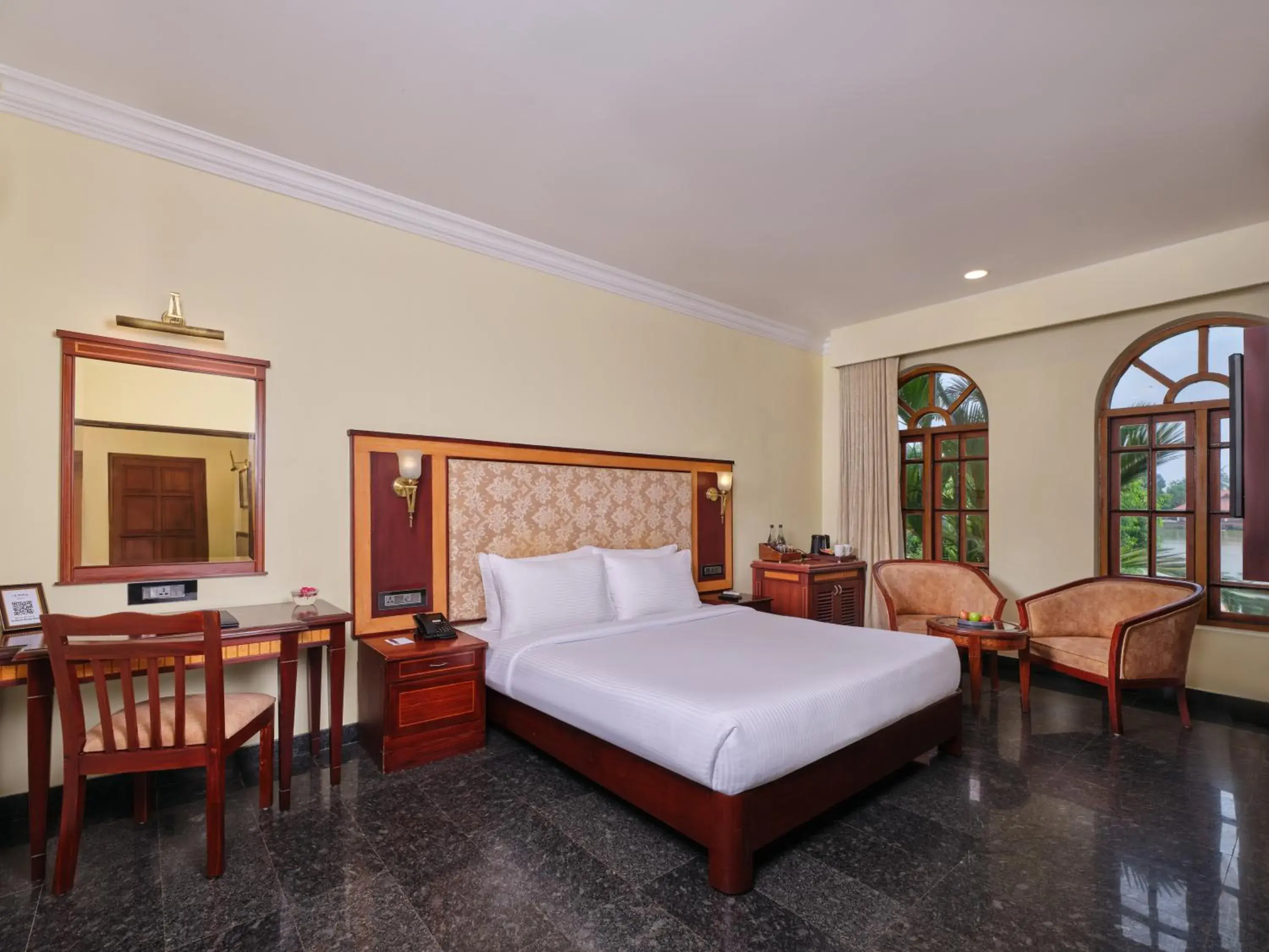 Lake View Premier Room with Balcony in Sterling Lake Palace Alleppey Lake View Premier Room with Balcony in Sterling Lake Palace Alleppey