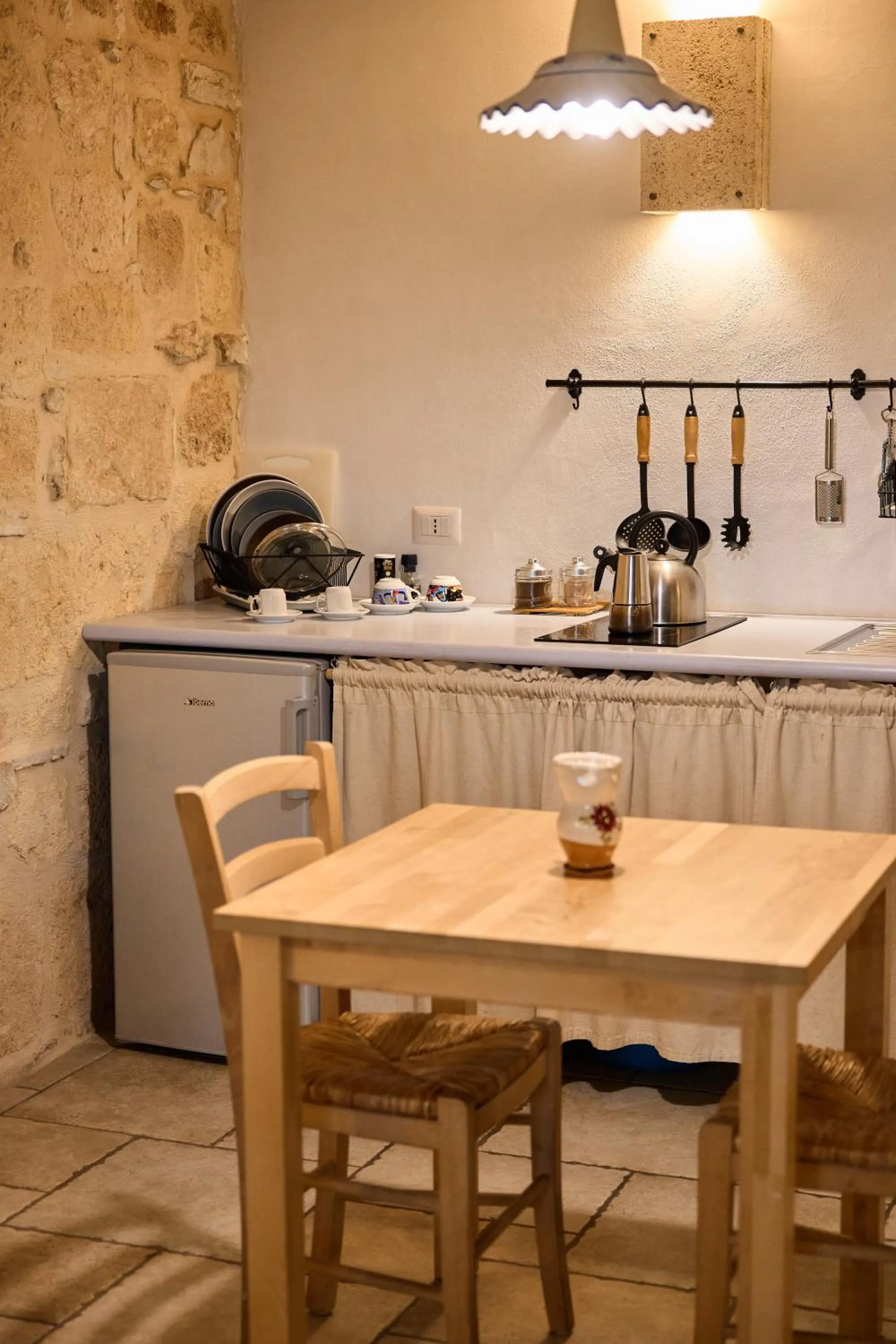 Kitchen or kitchenette in Bed & Breakfast Casa Lopez