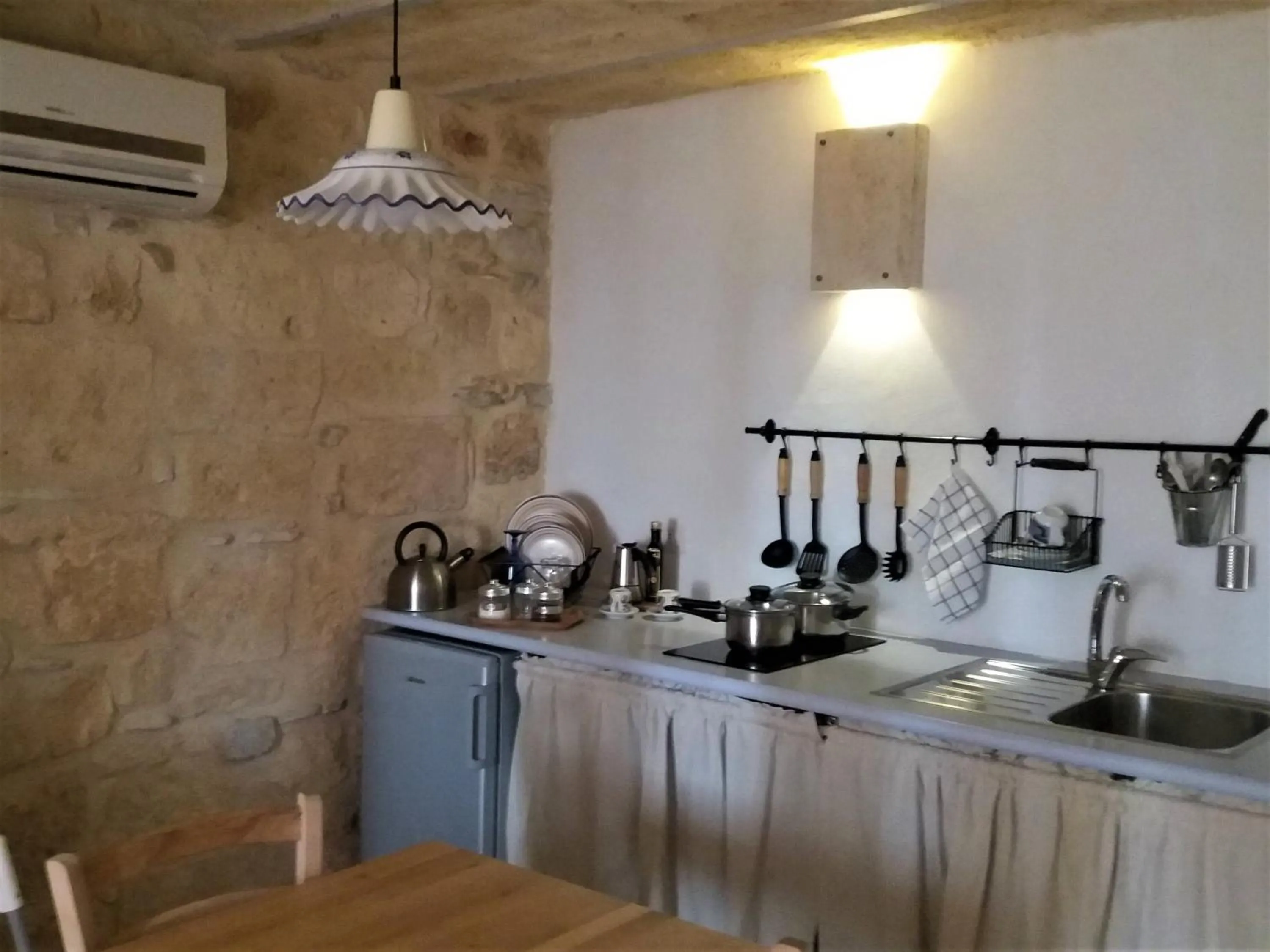 Kitchen or kitchenette in Bed & Breakfast Casa Lopez