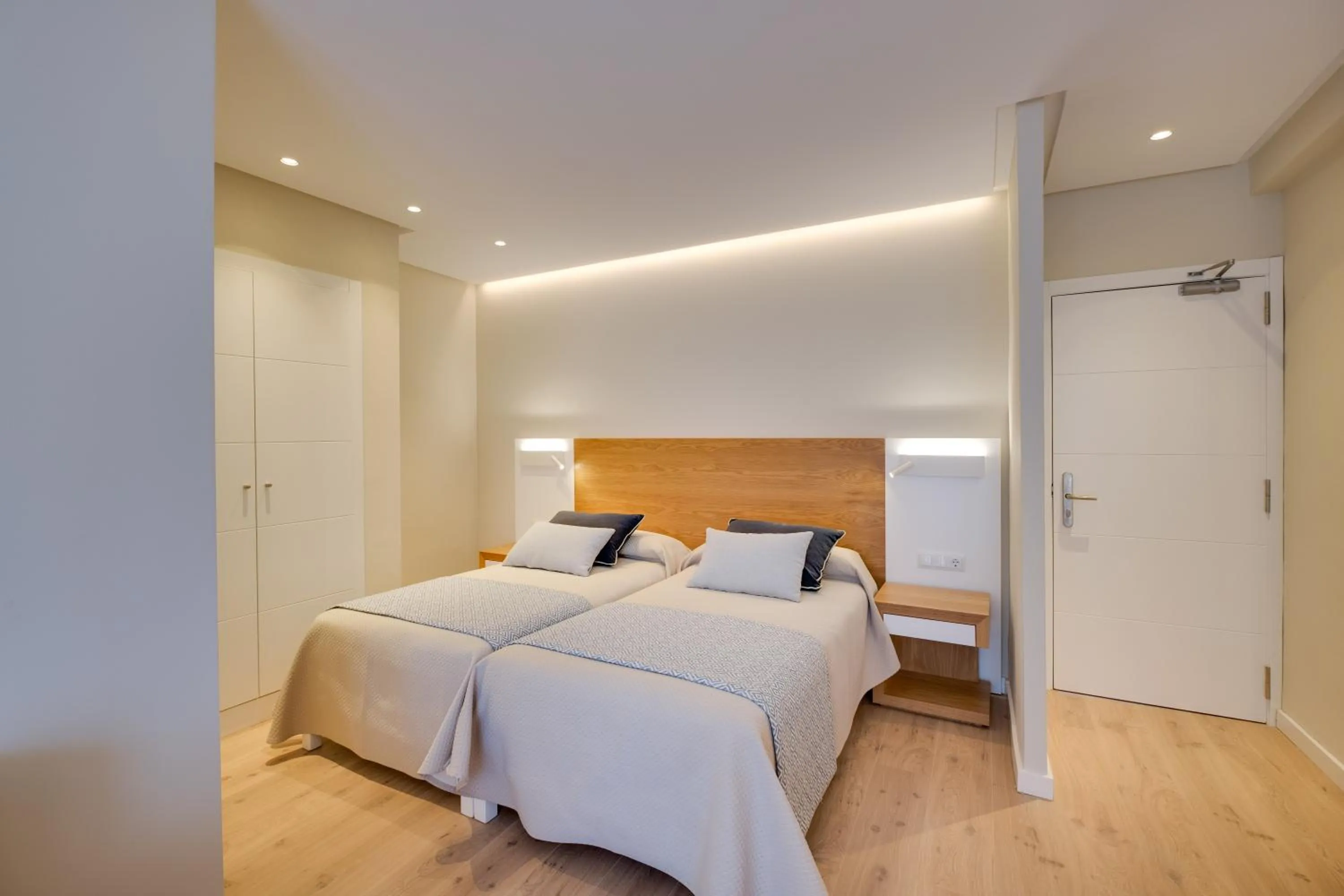 Bed in Hotel Eden Soller