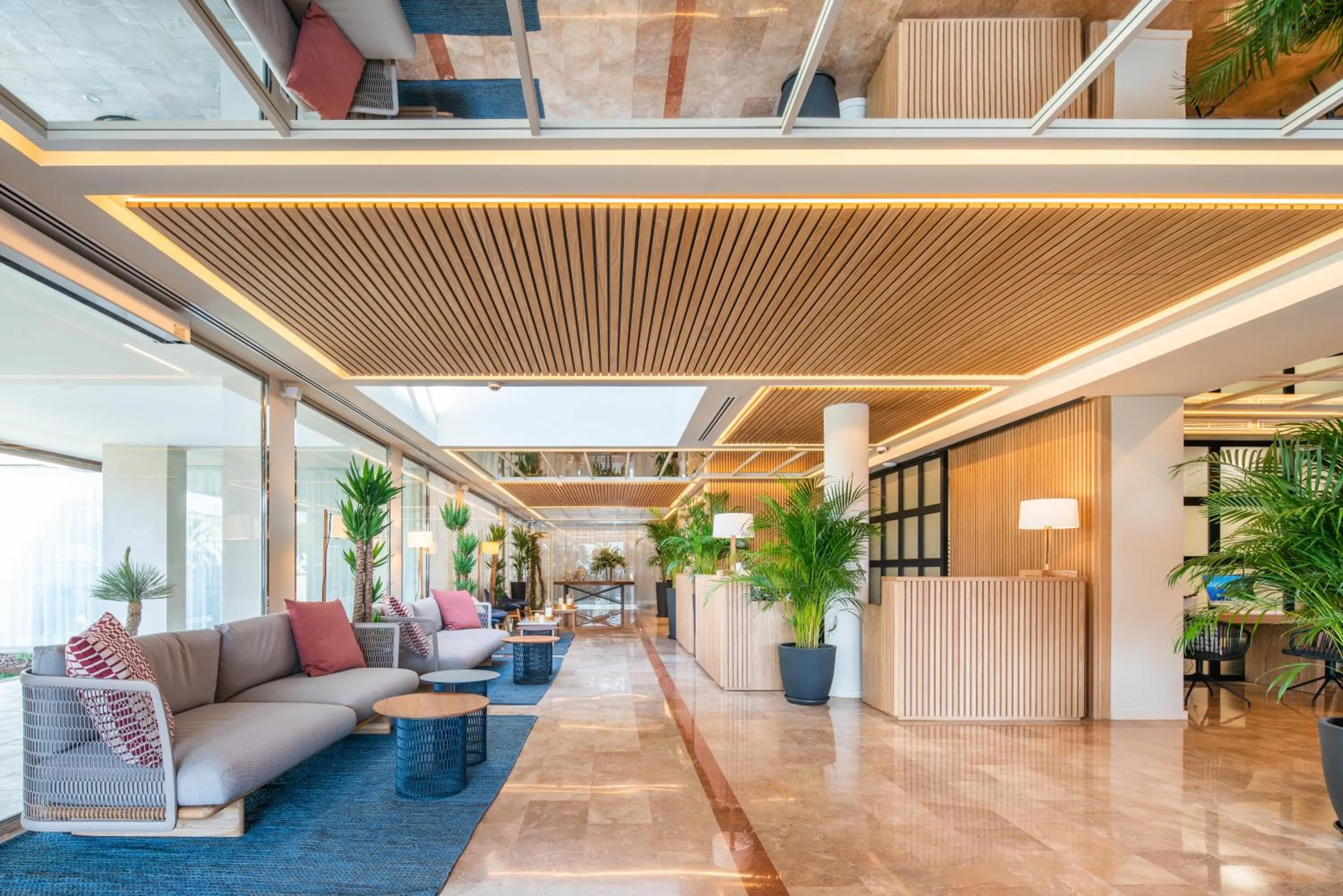 Lobby or reception in Hotel Eden Soller