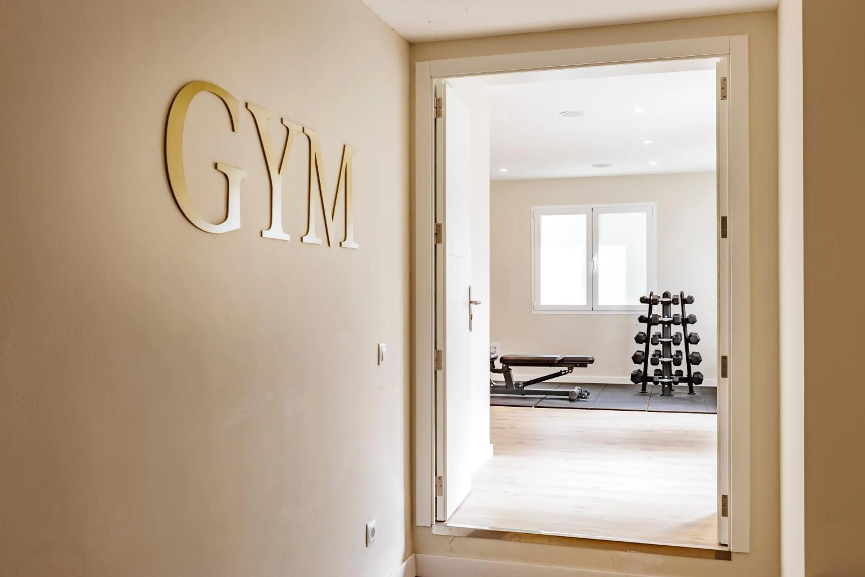 Fitness centre/facilities in Hotel Eden Soller