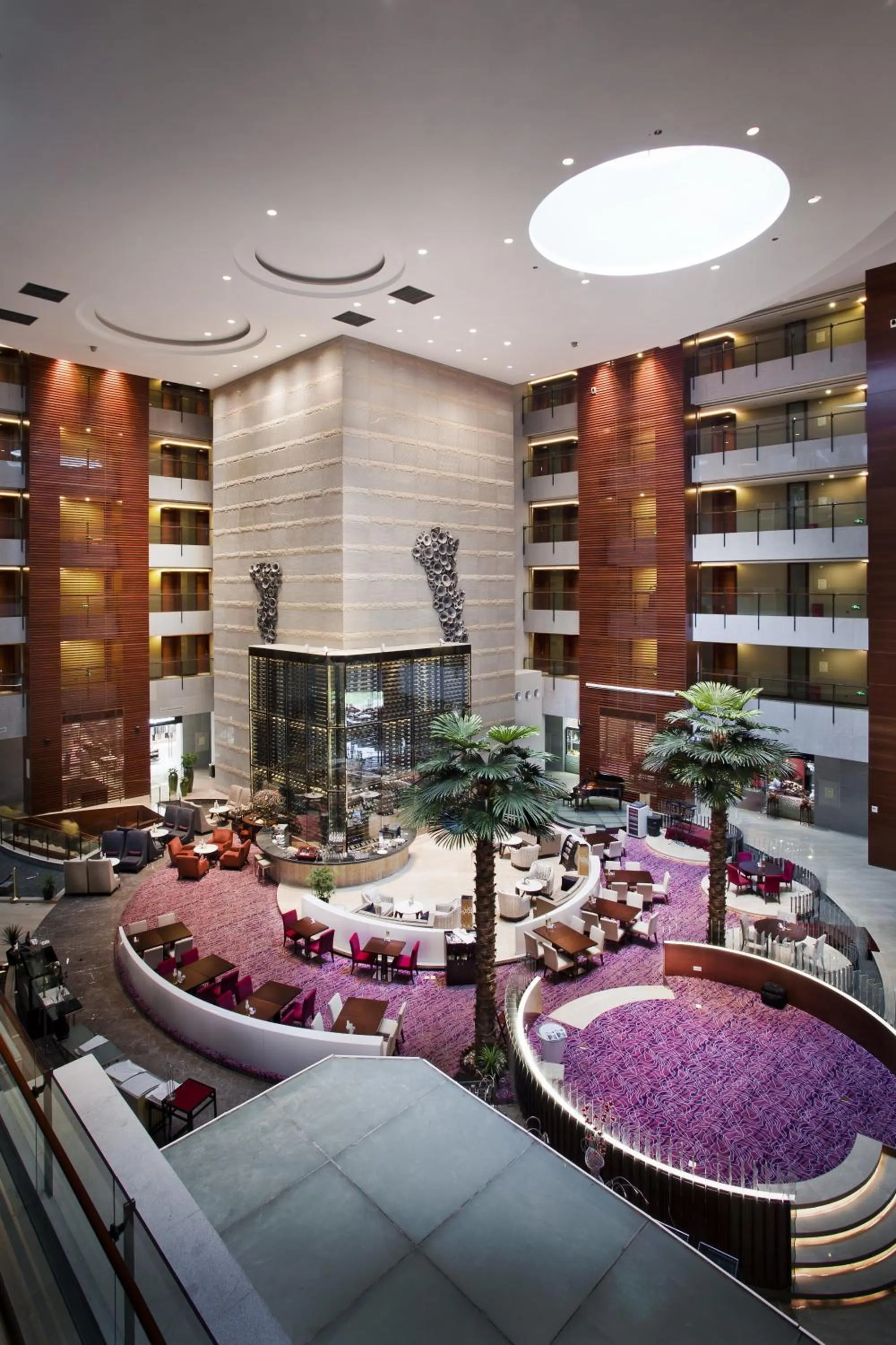 Decorative detail in Grand Skylight International Hotel Shenzhen Guanlan, Near Metro Station, Huawei, Foxcnn, Shenzhen North Railway