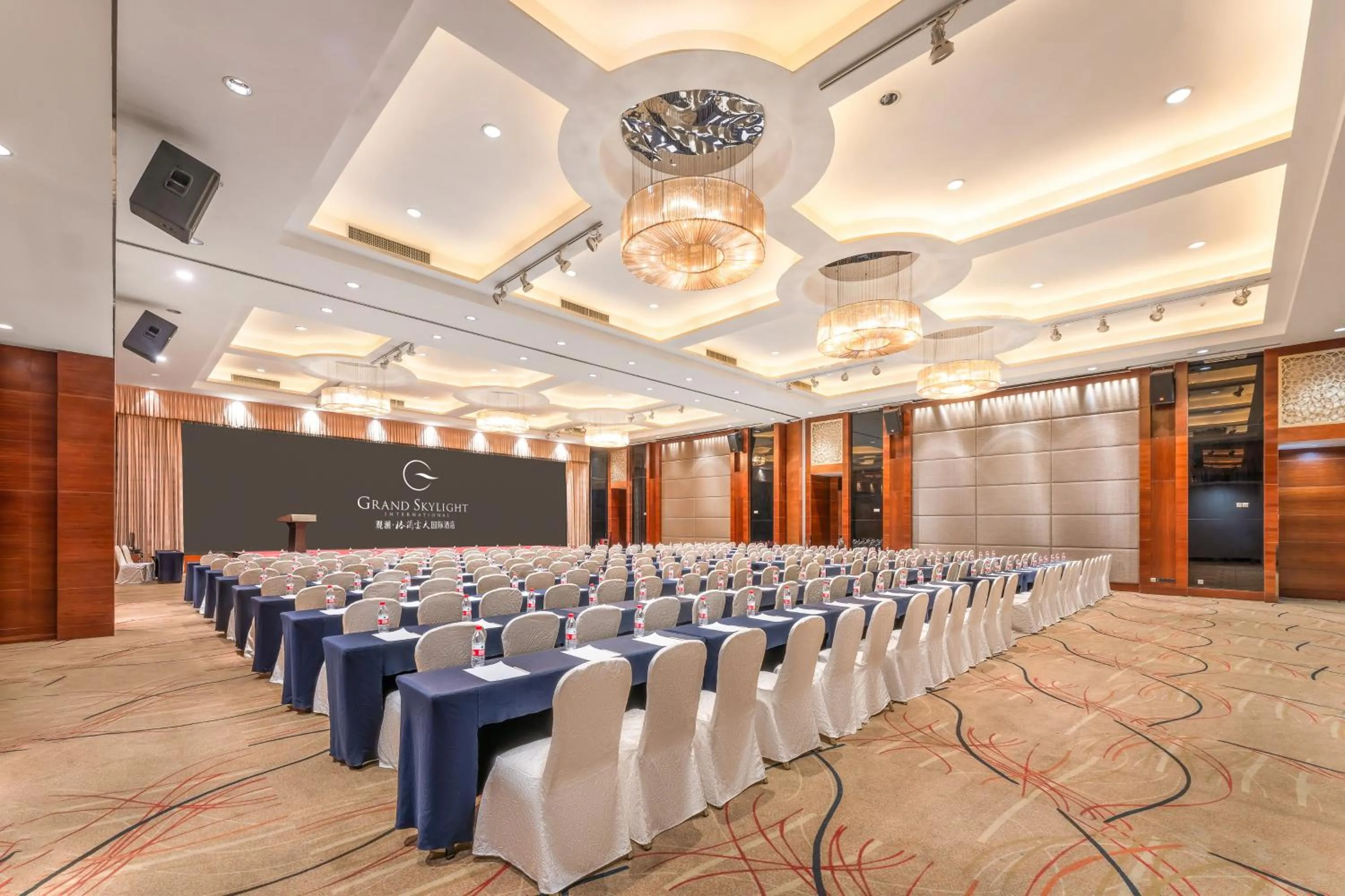 Meeting/conference room in Grand Skylight International Hotel Shenzhen Guanlan, Near Metro Station, Huawei, Foxcnn, Shenzhen North Railway