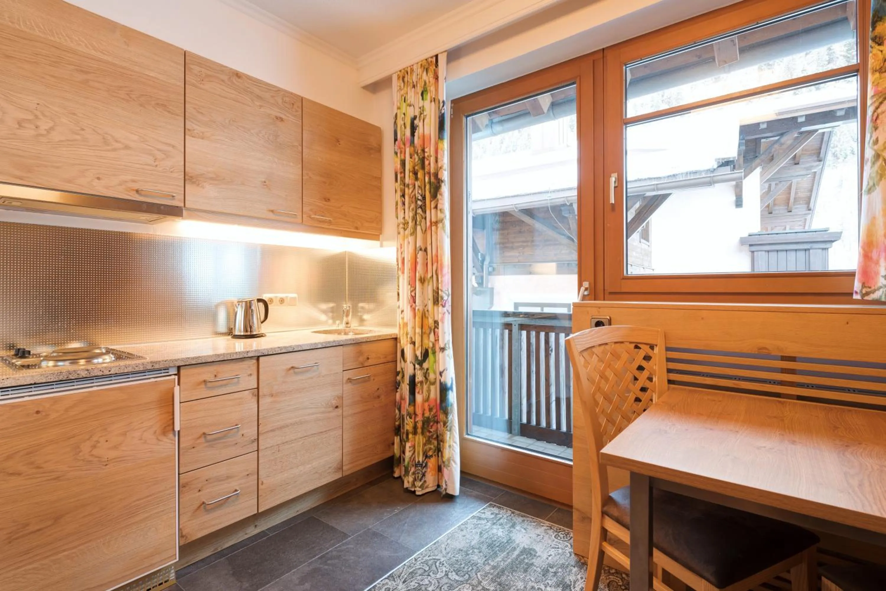 kitchen in Aparthotel Acksteiner