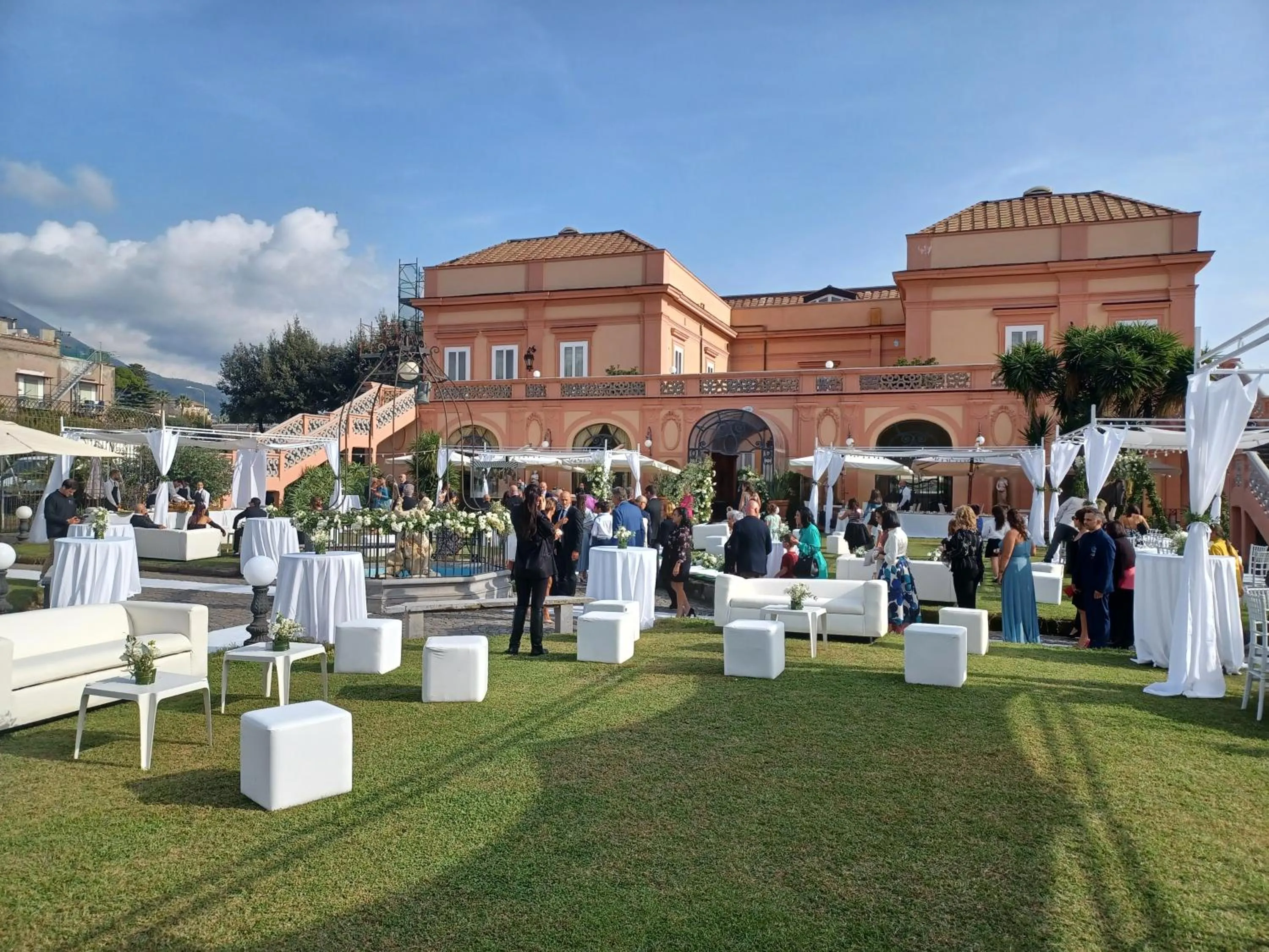 Garden view in Villa Signorini Hotel