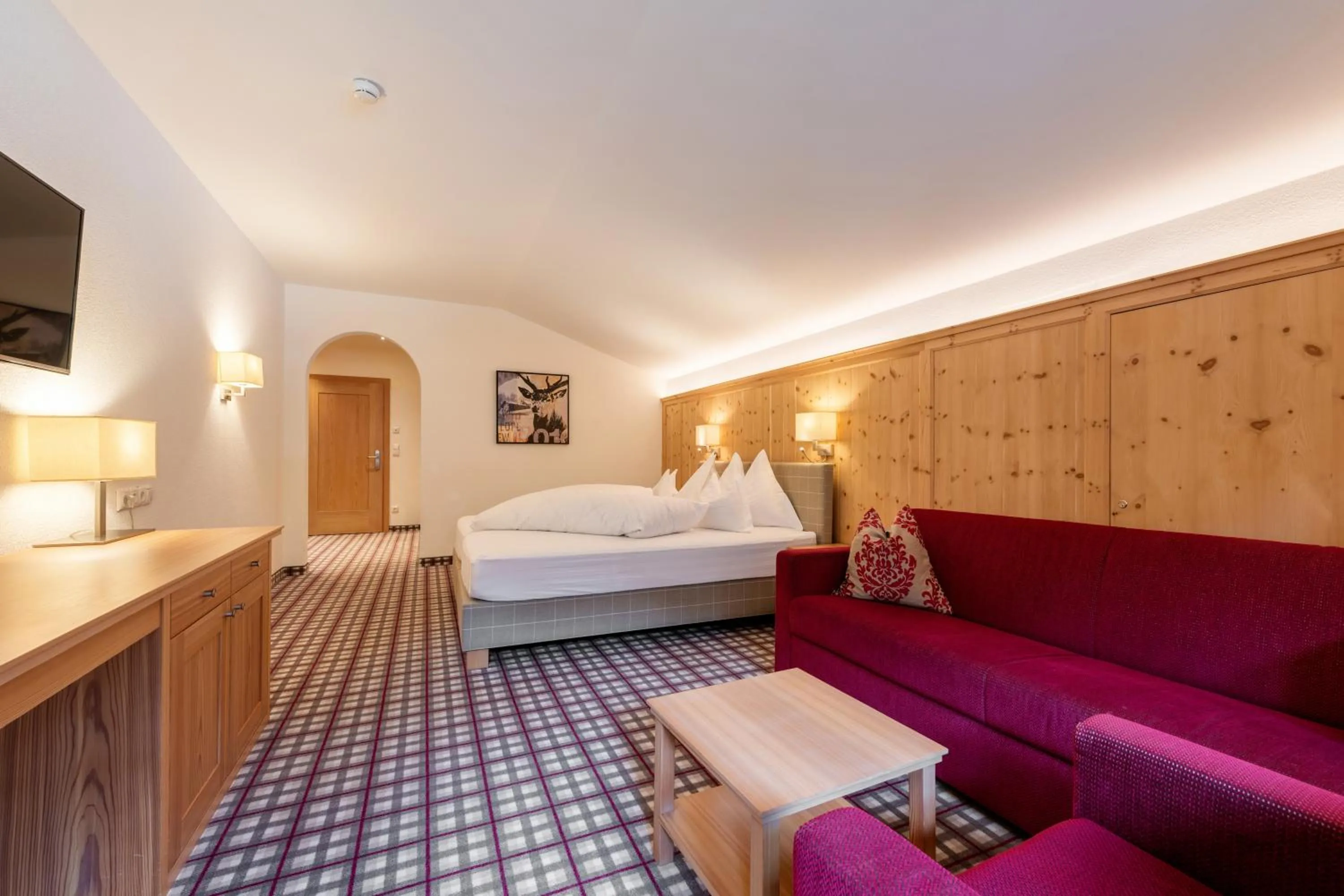 Bed in Heart Hotel Arlberg