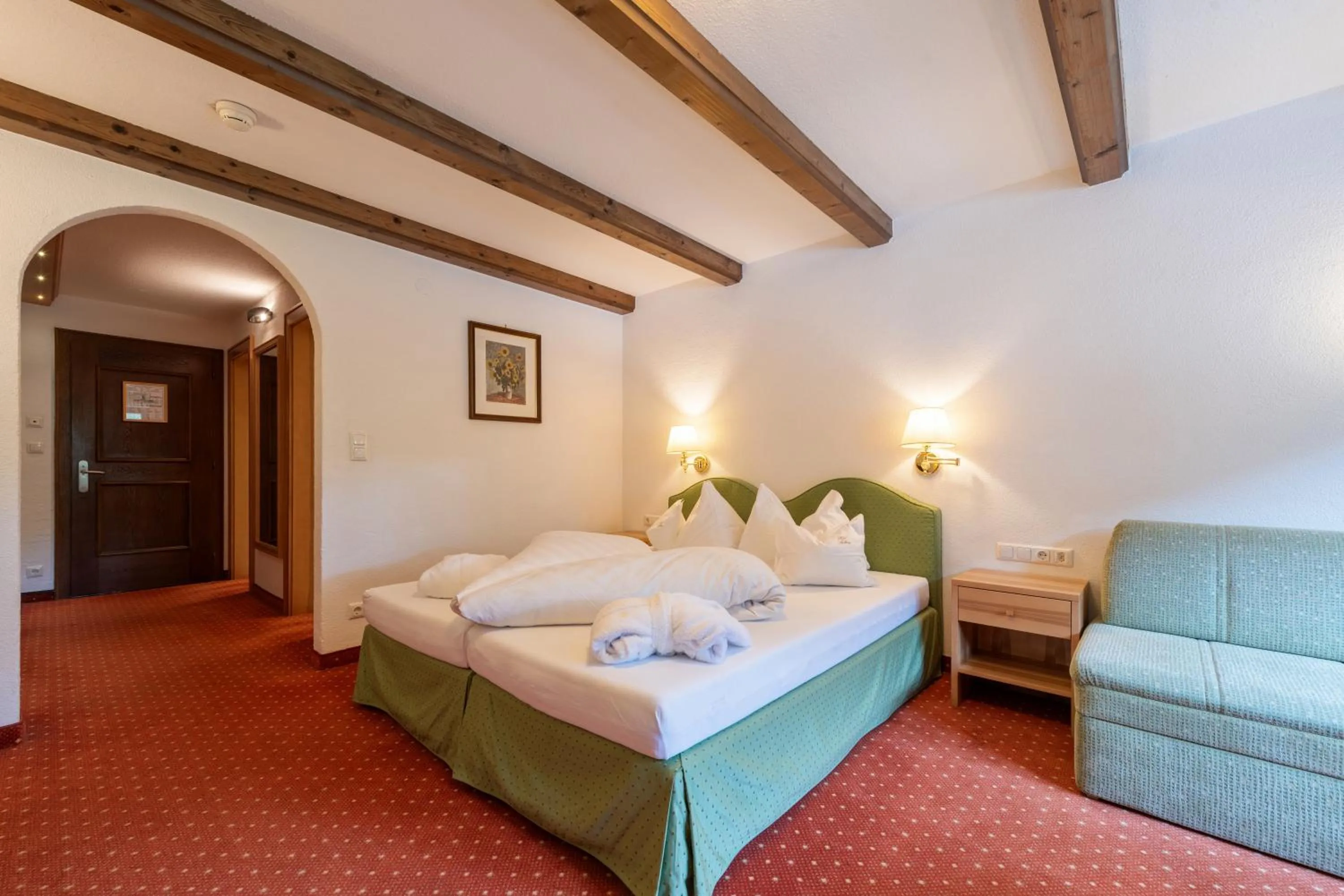 Bed in Heart Hotel Arlberg