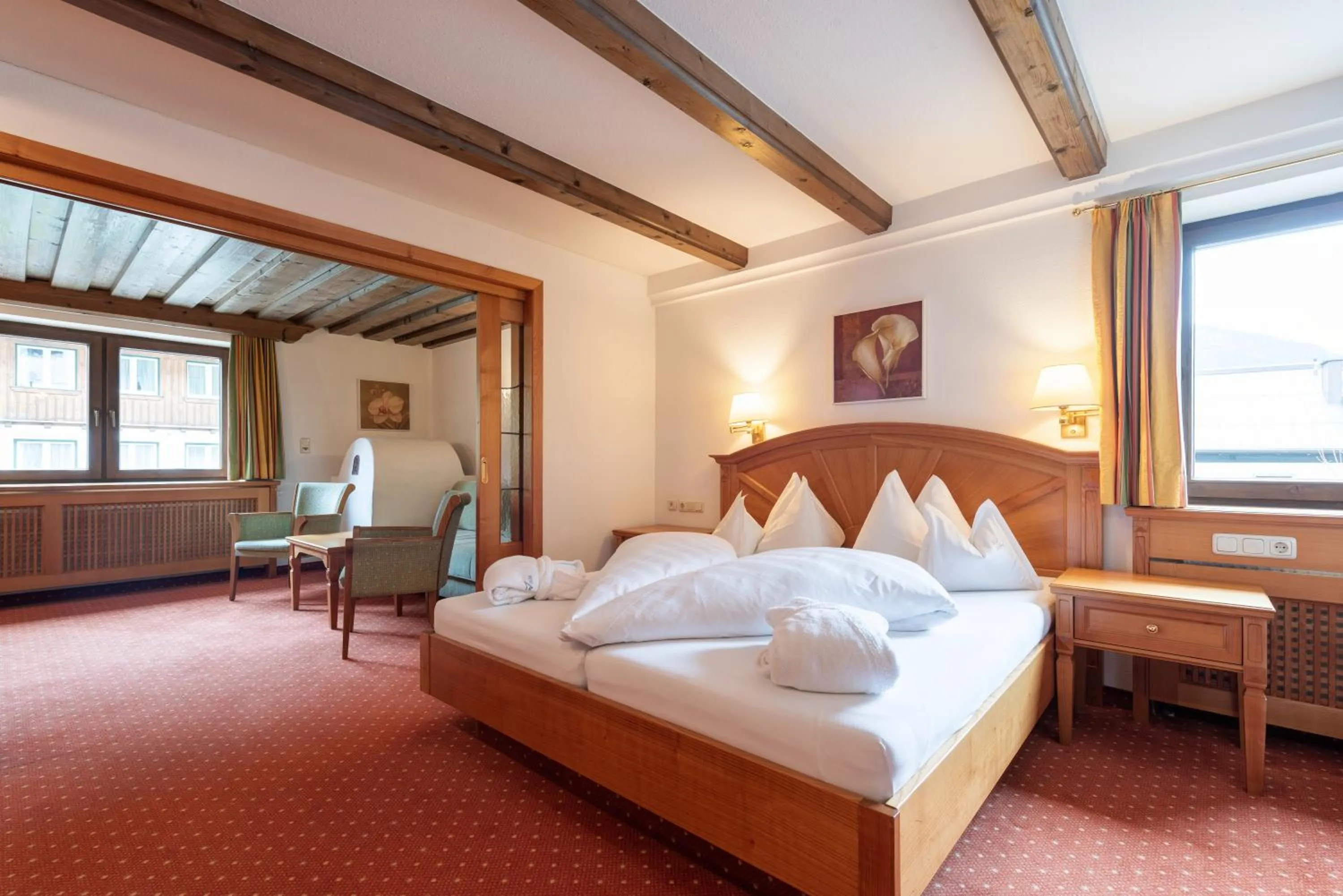 Bed in Heart Hotel Arlberg