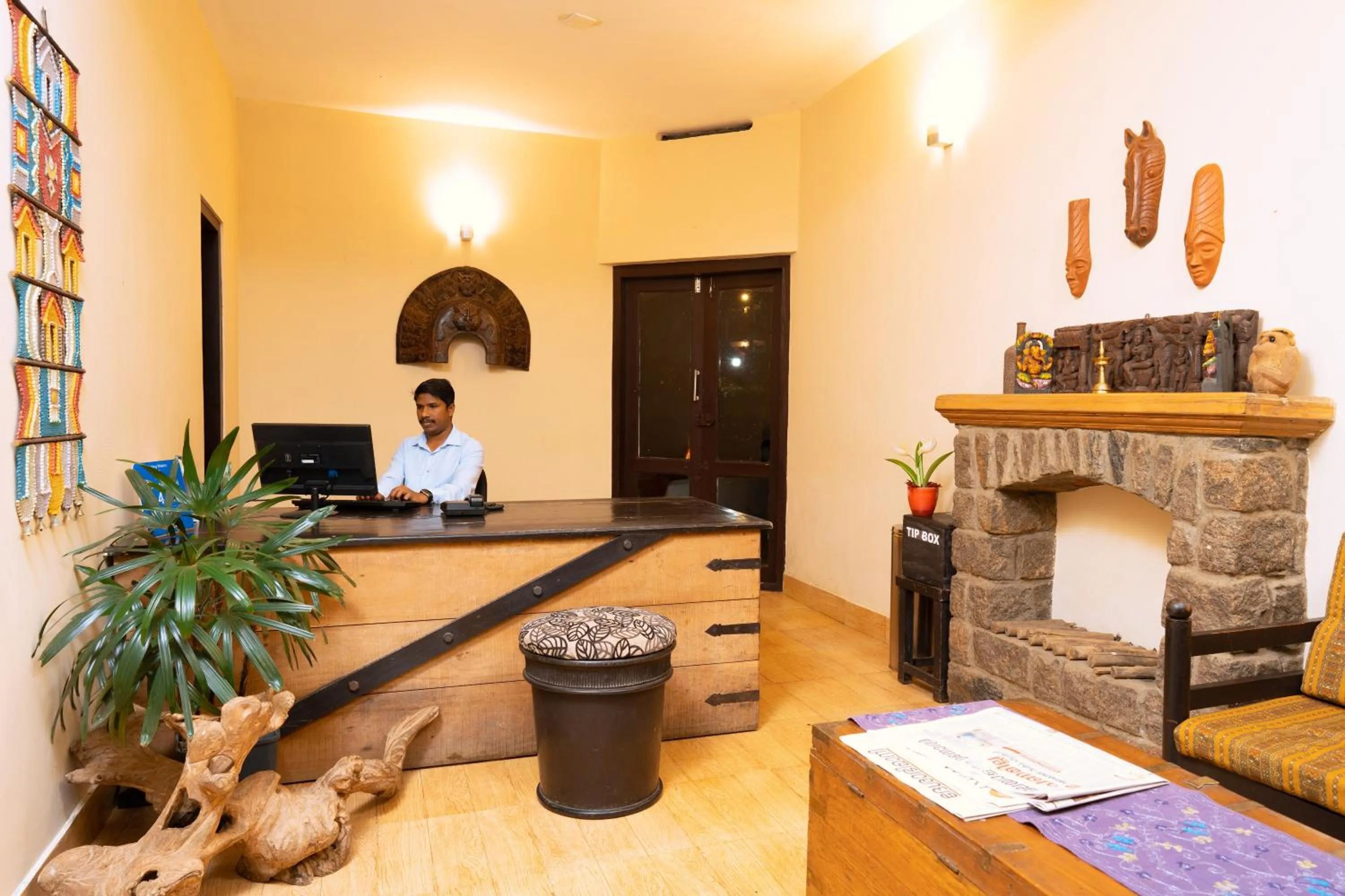 Lobby or reception in Falling Waters Munnar