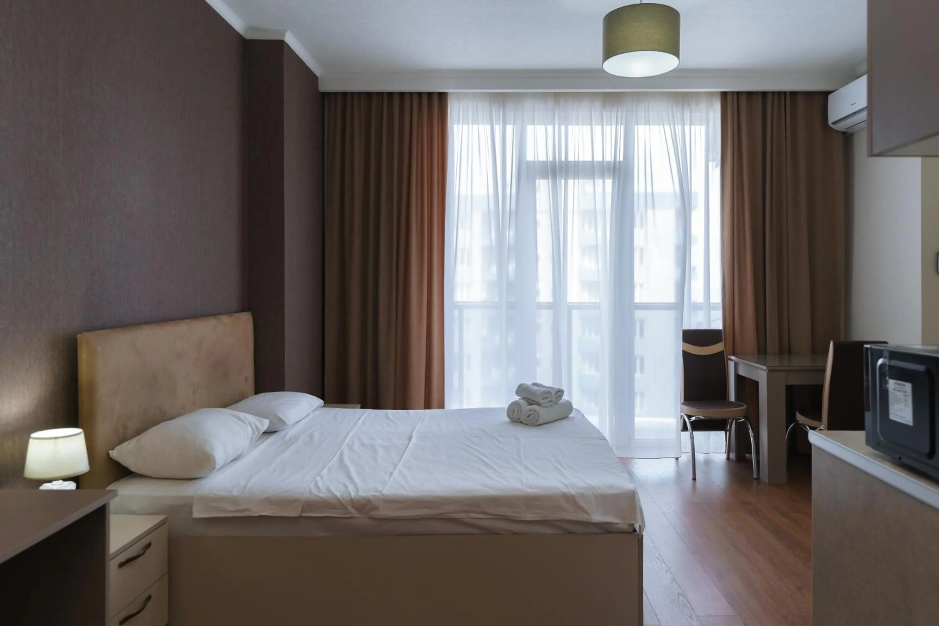 Bed in Horizon Batumi Aparthotel