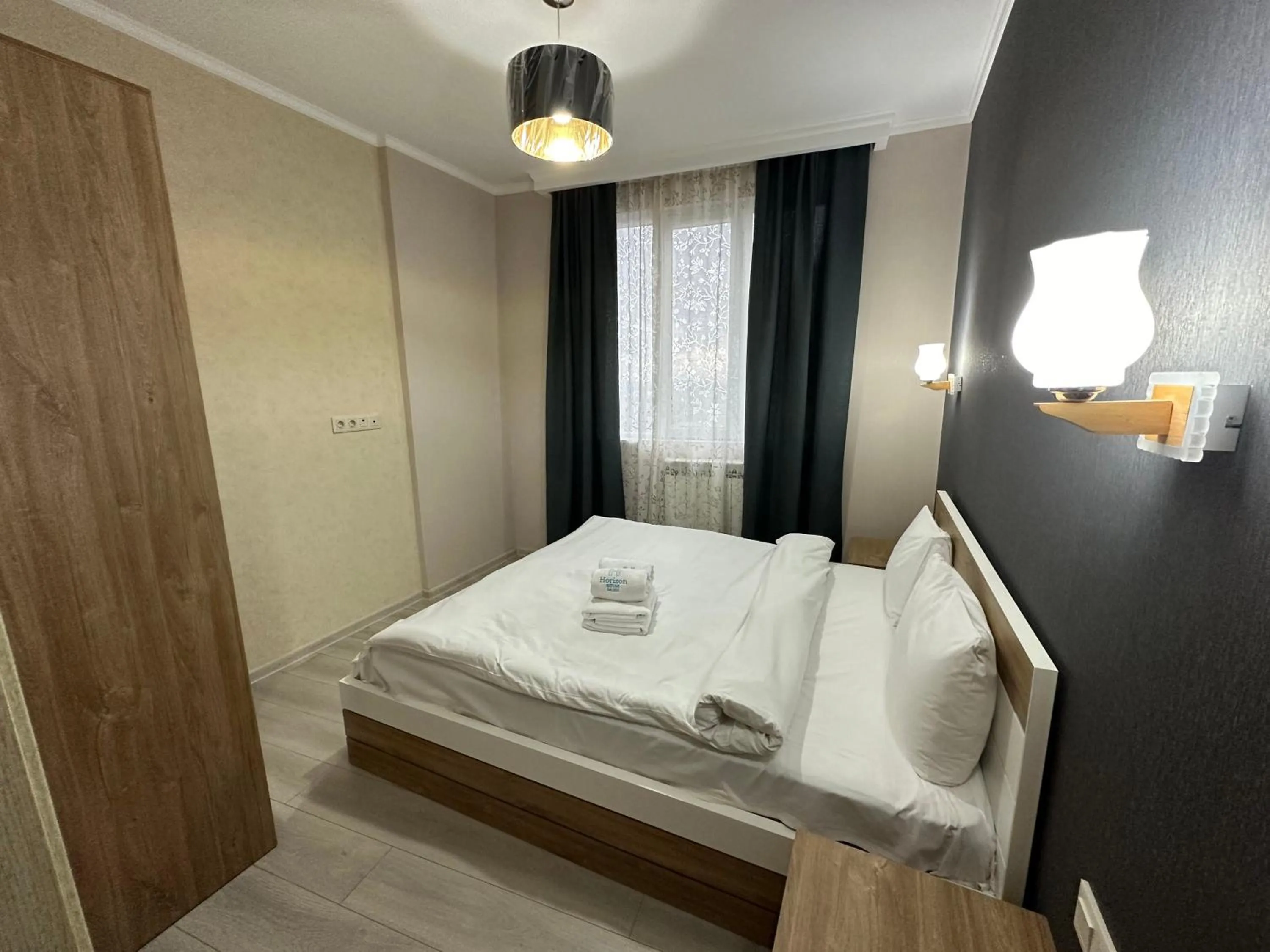 Bed in Horizon Batumi Aparthotel