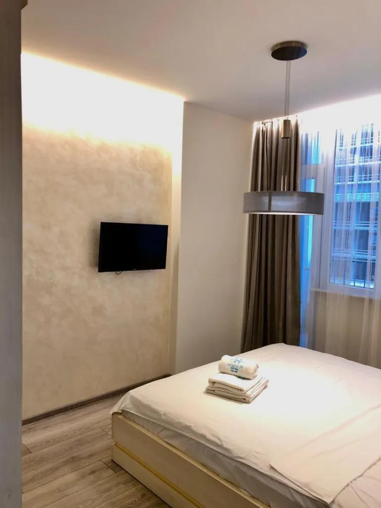 Bed in Horizon Batumi Aparthotel