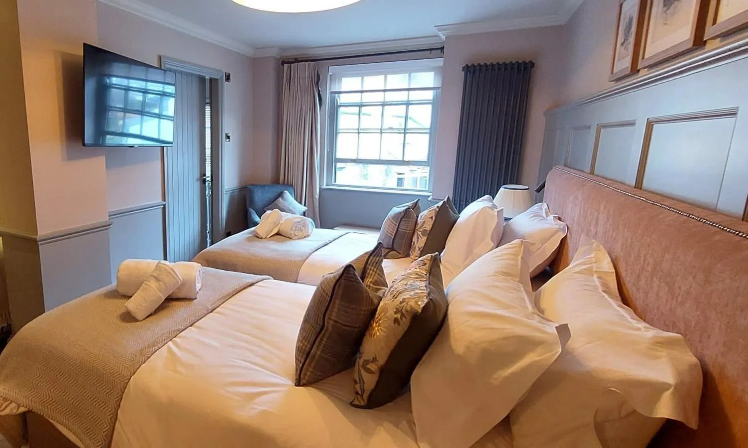 Bed in The Crown Inn