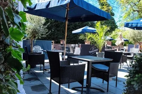 Patio in Littleover Lodge Hotel