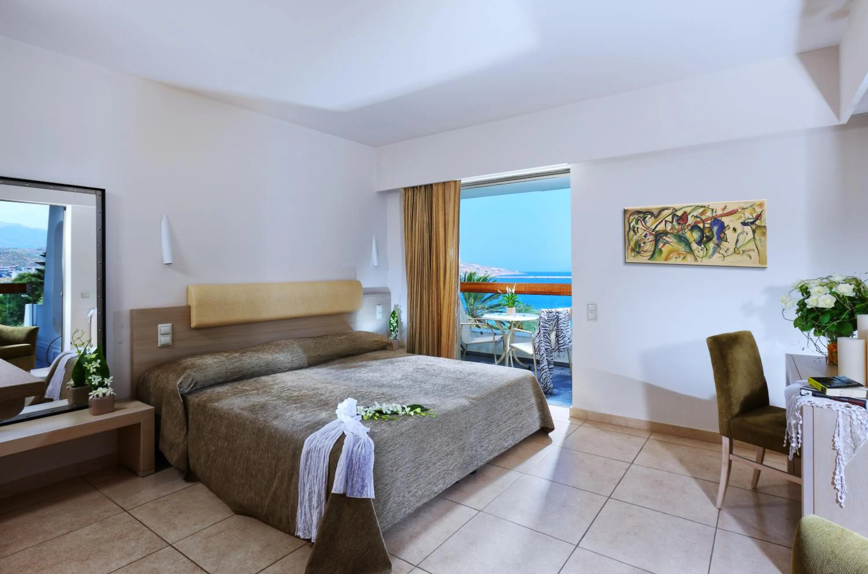Bedroom, Bed in Sitia Beach City Resort & Spa