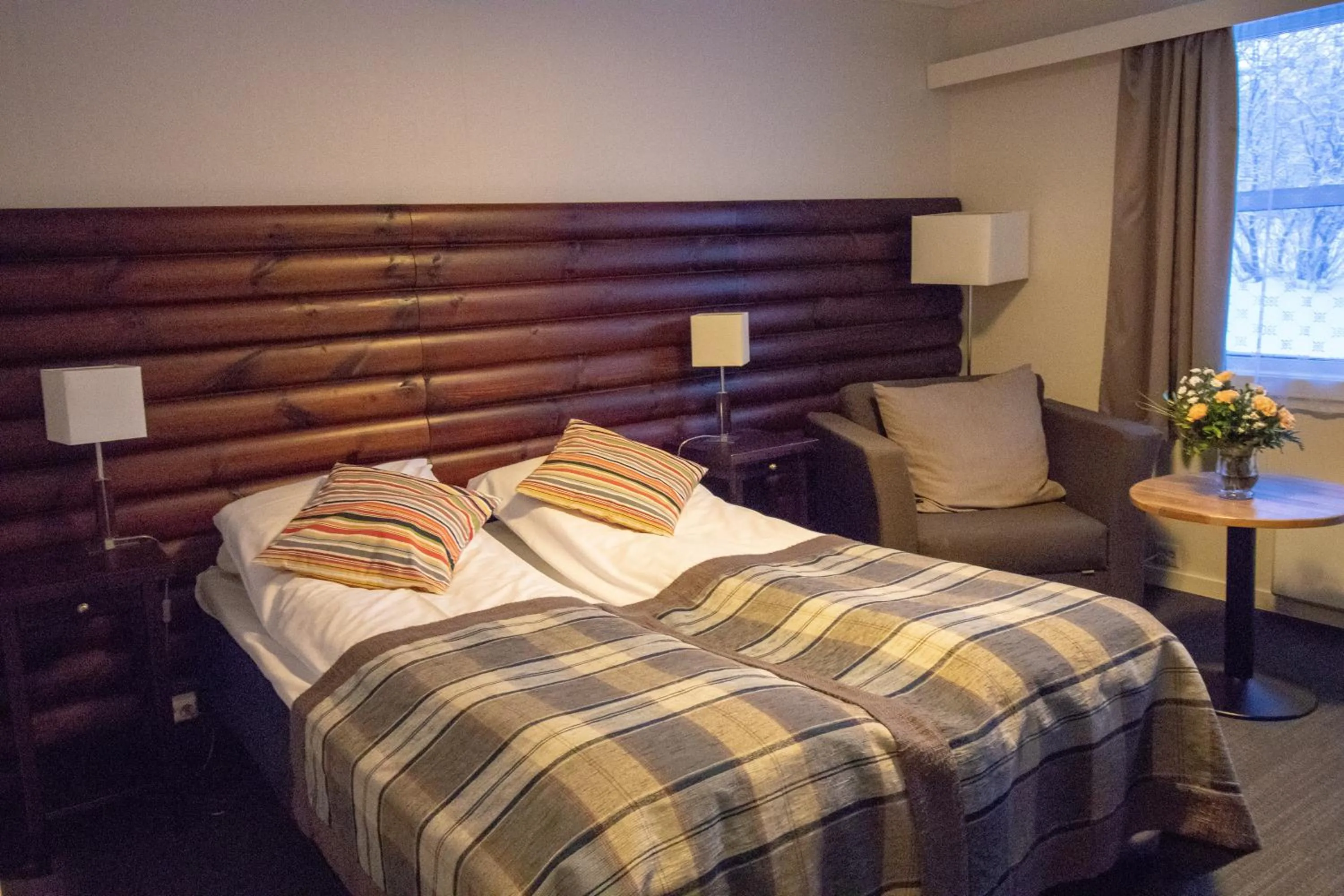 Bed in Lakselv Hotel