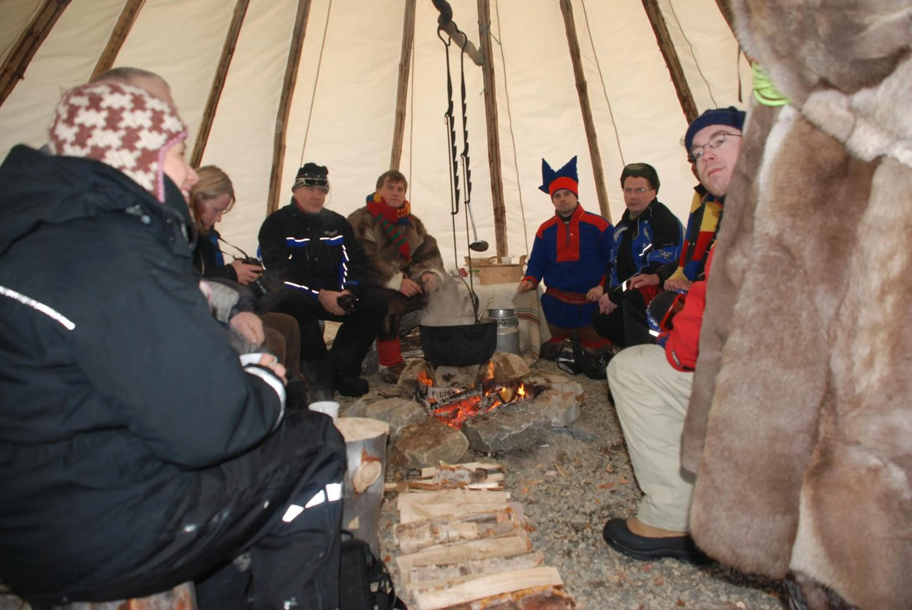 group of guests in Lakselv Hotel