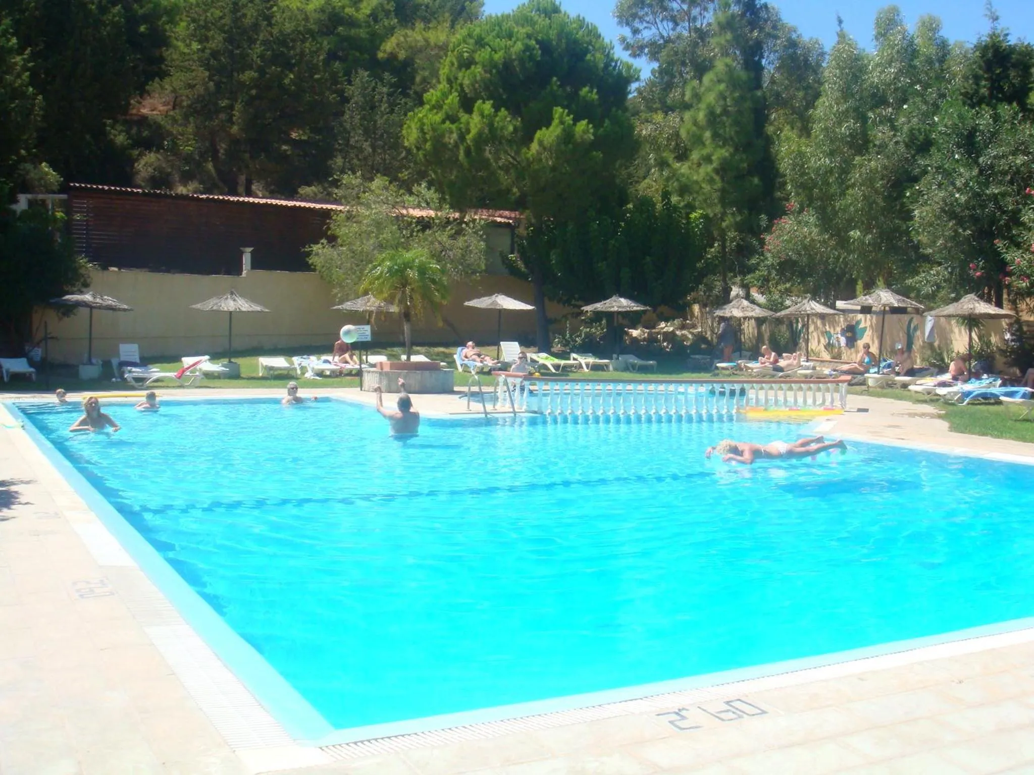 Swimming pool in Achousa Hotel
