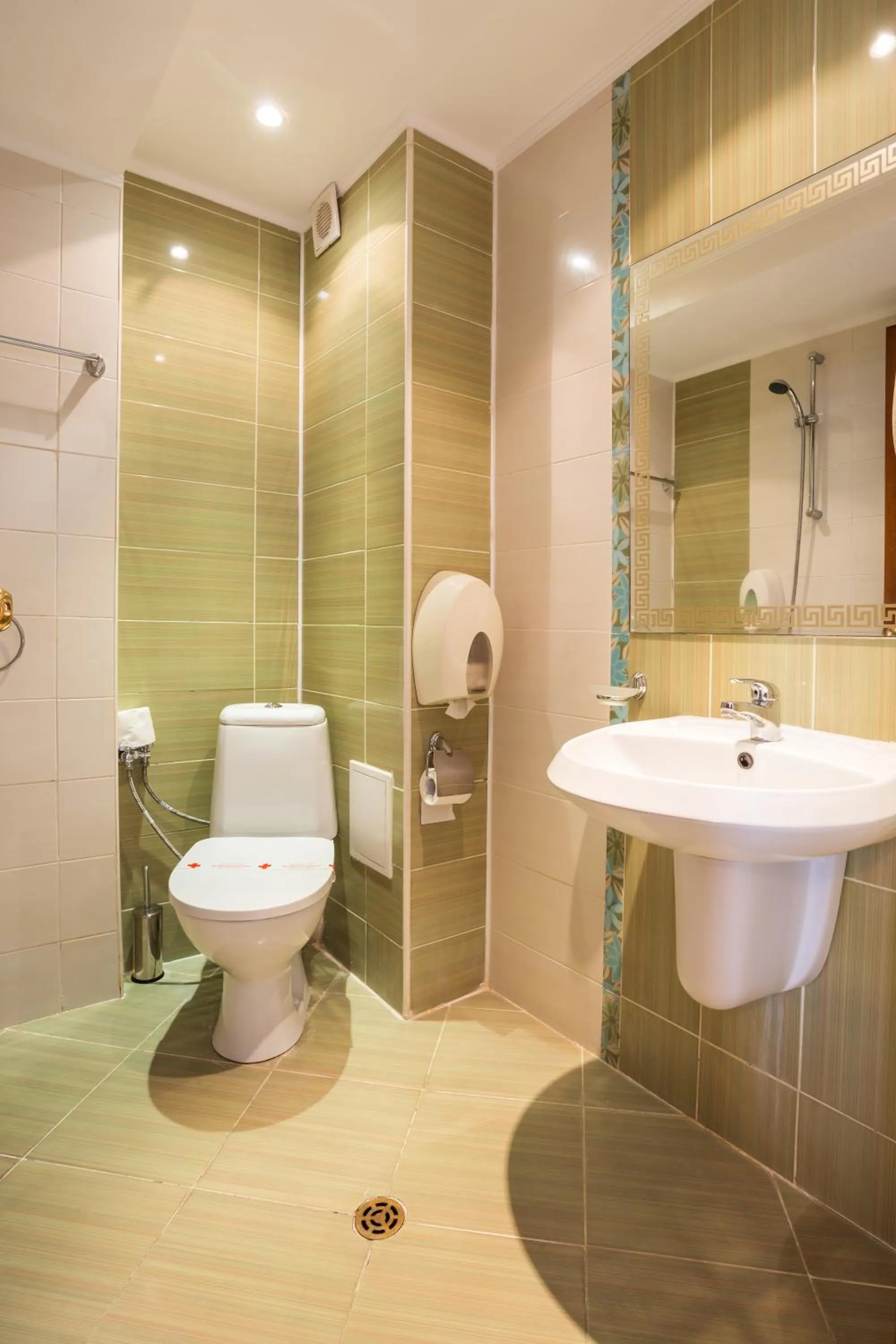 Toilet in Family Hotel Romantika