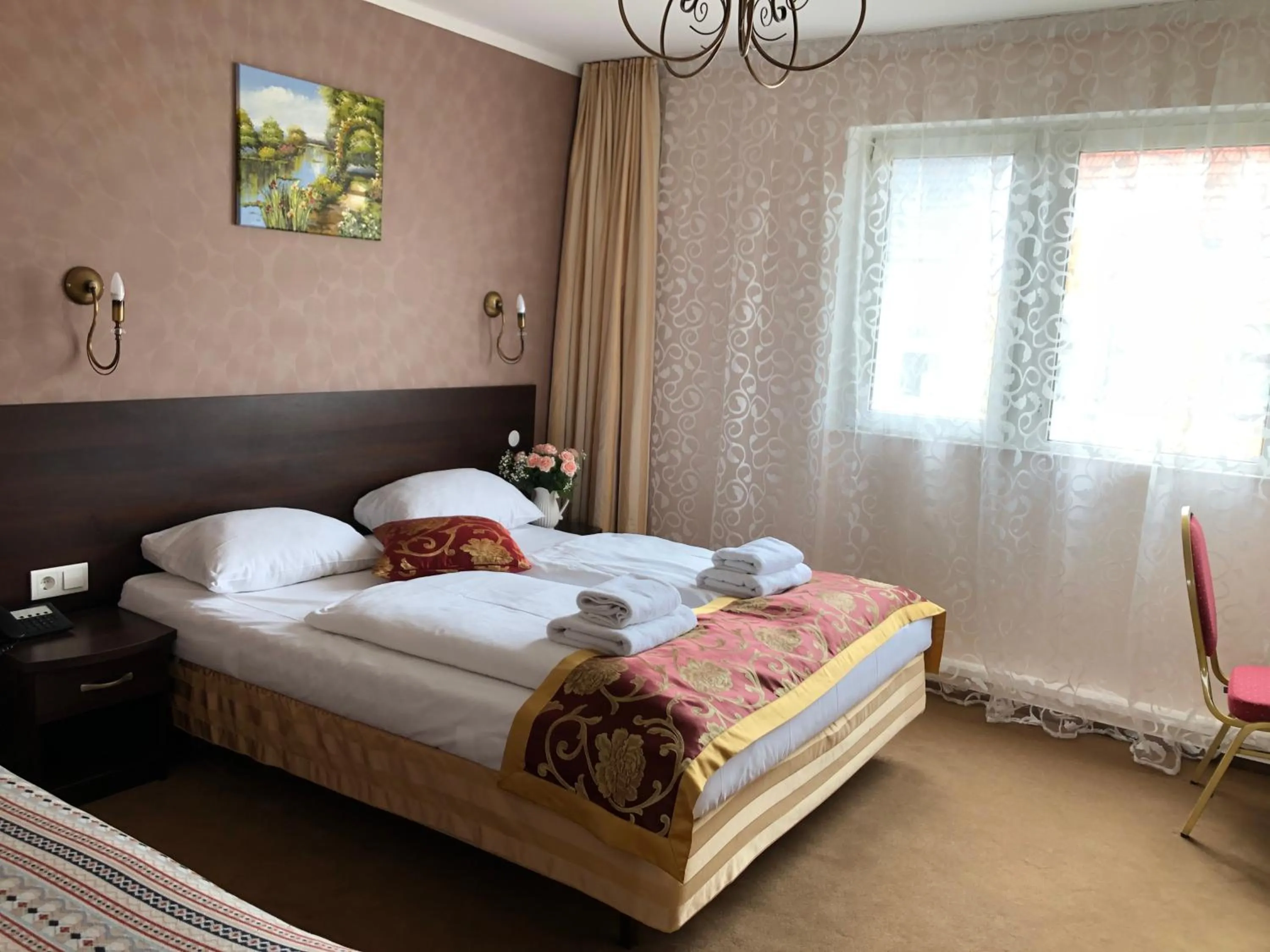 Bed in Atlas Berlin Hotel