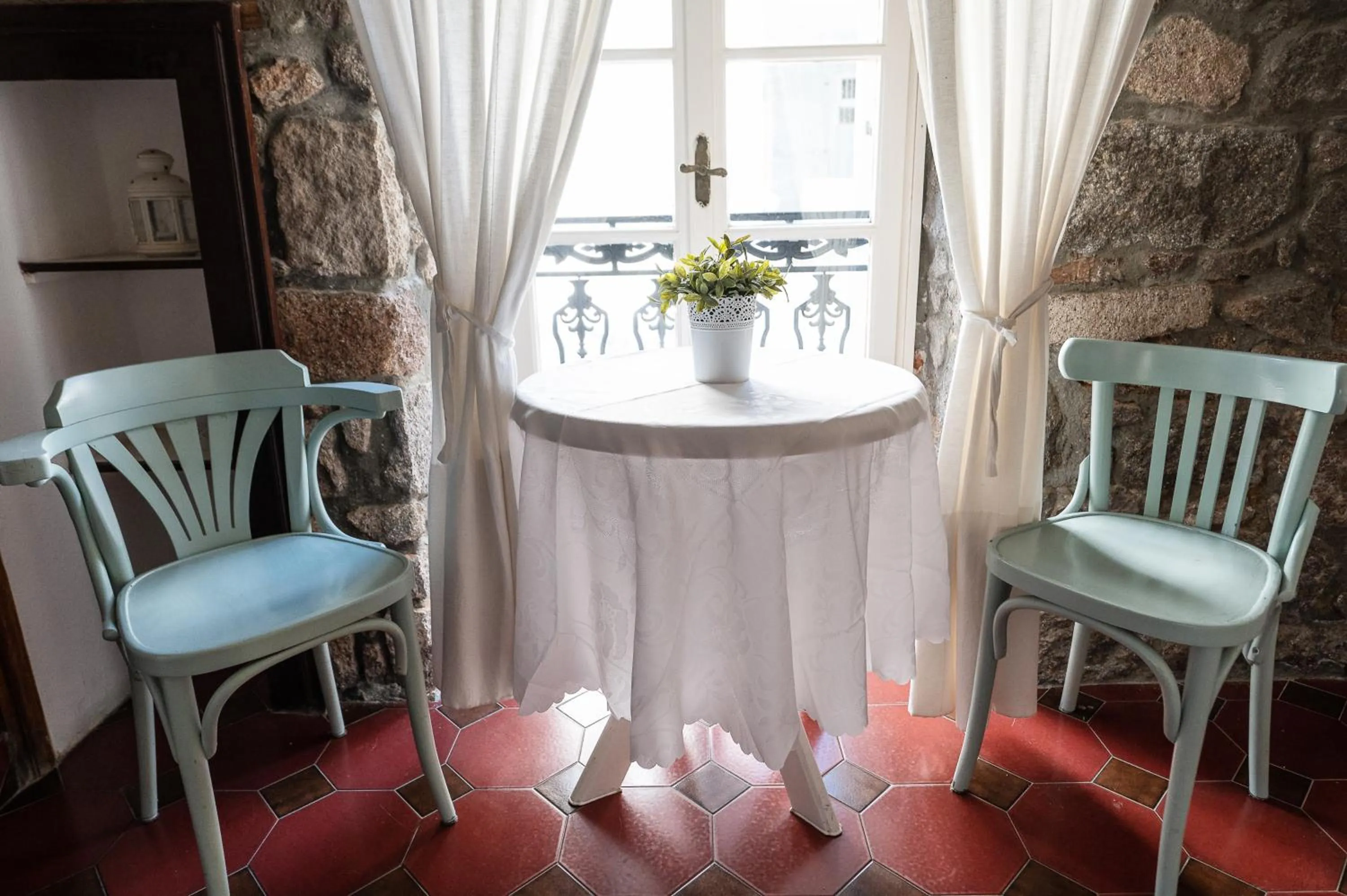 Seating area in Dionysos Hotel