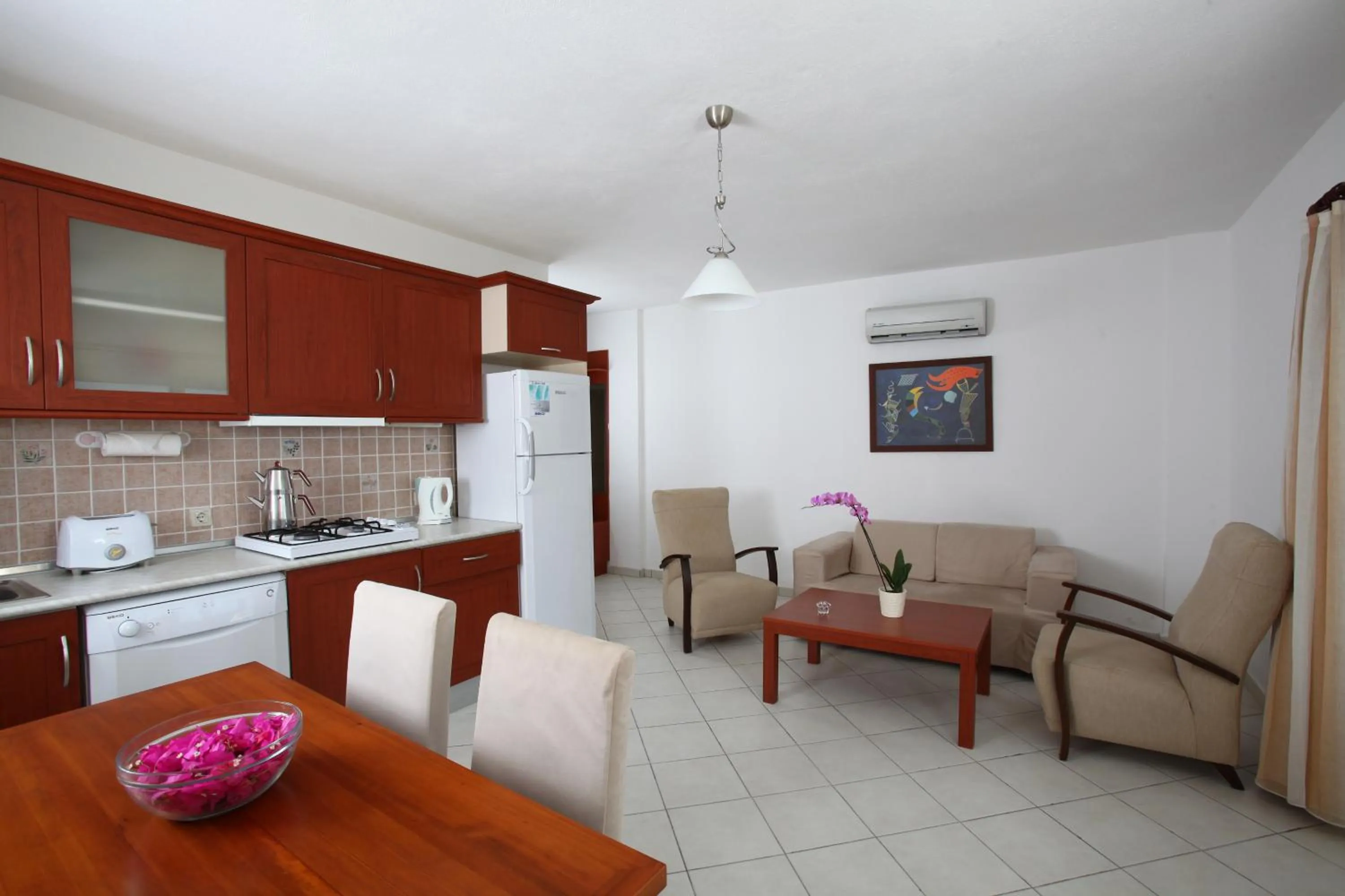 Seating area in Aktur Residence