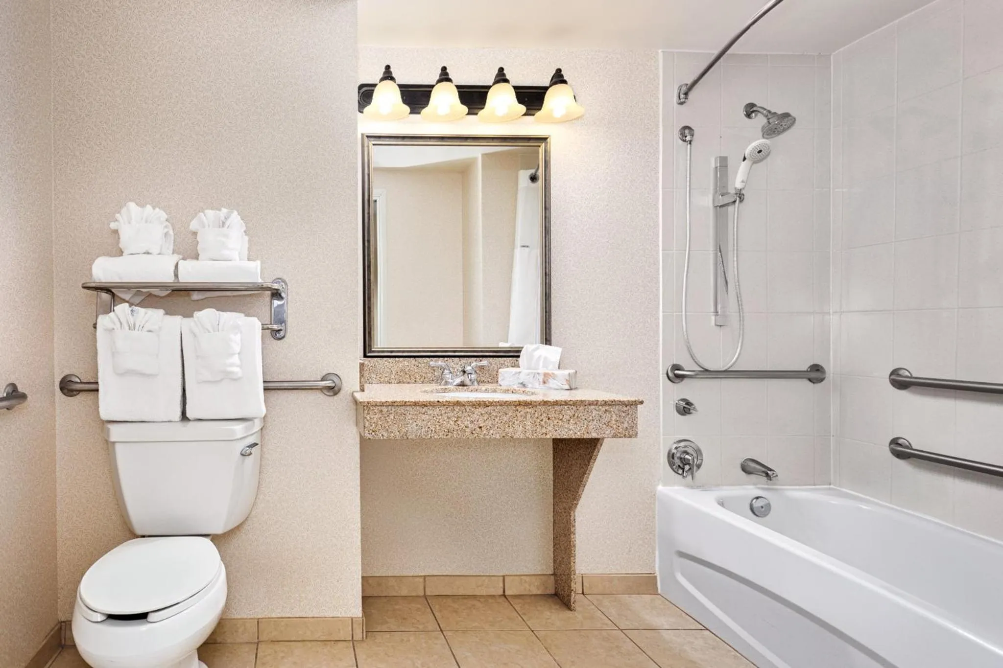 Bathroom in Lexington Expo Hotel by IHG