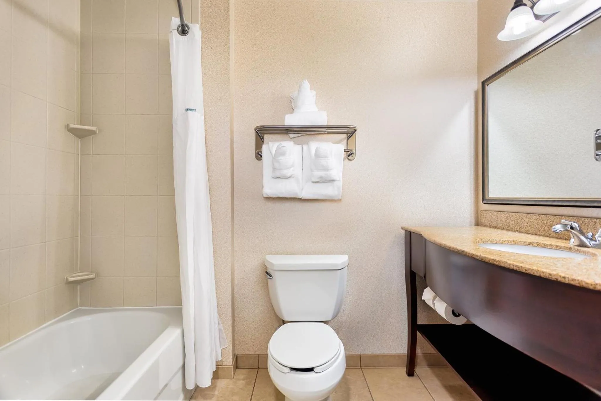 Bathroom in Lexington Expo Hotel by IHG