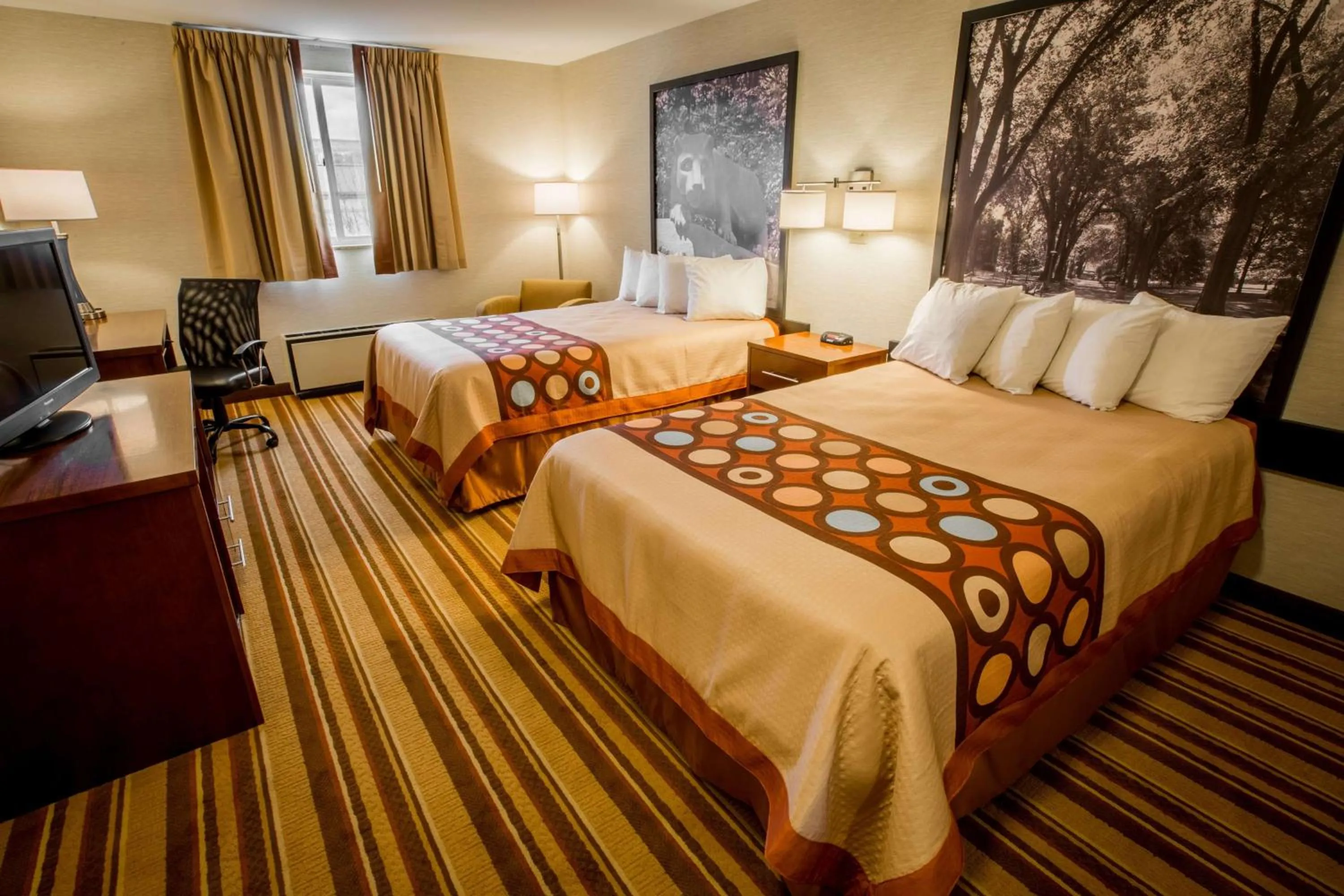 Photo of the whole room, Bed in Super 8 by Wyndham State College