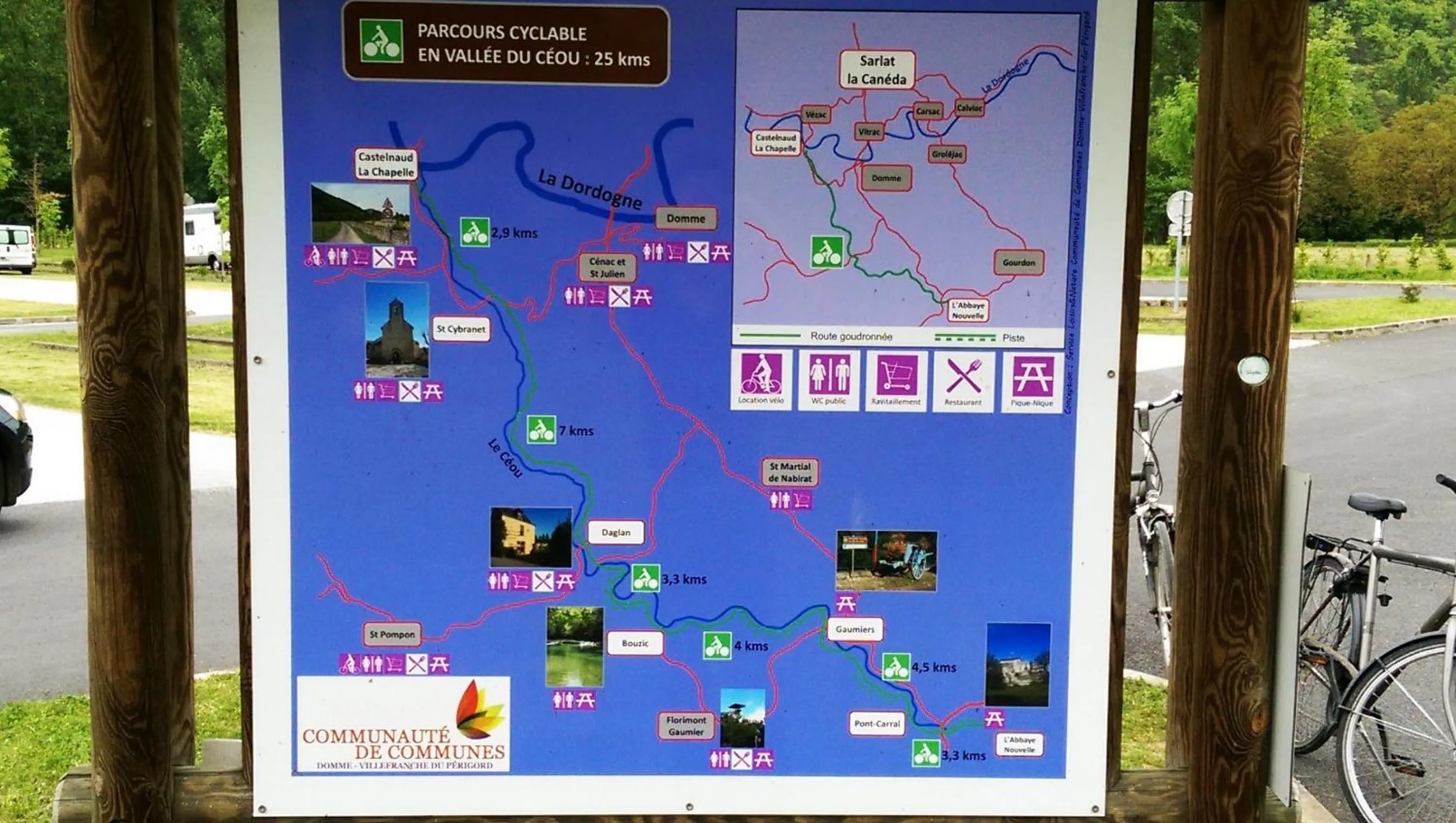 Cycling in Villa Léovil