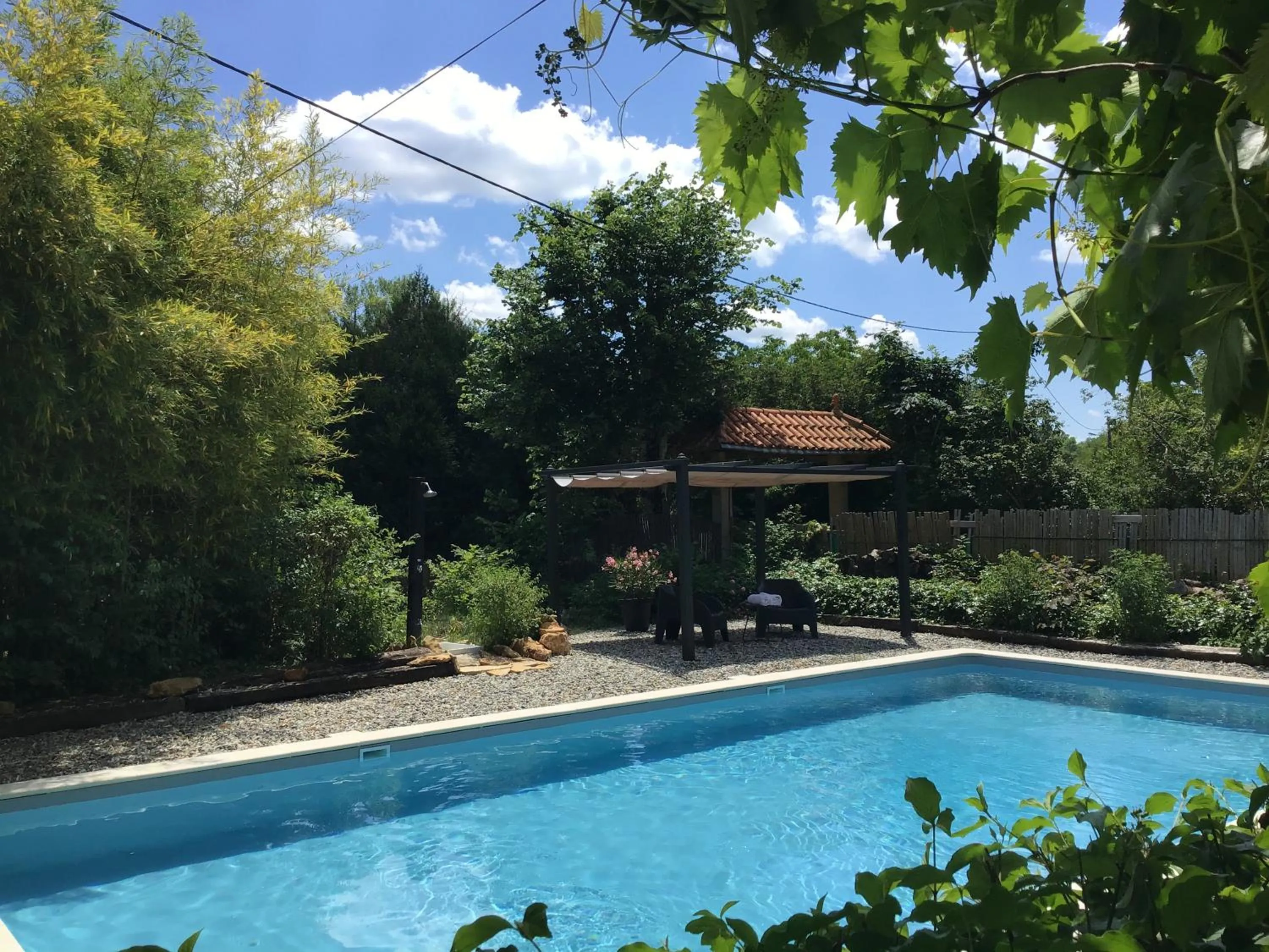 Swimming pool in Villa Léovil